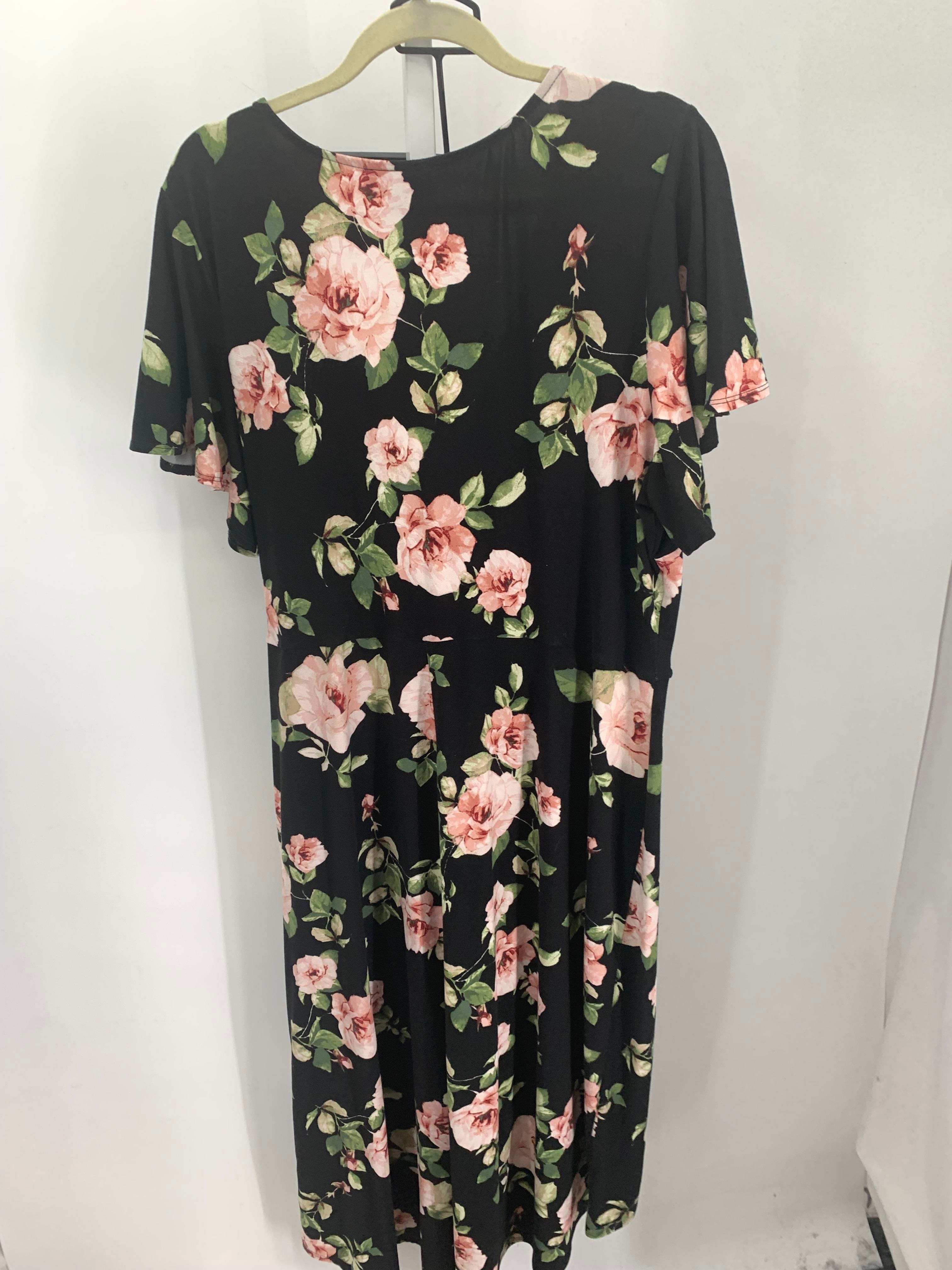 Size 3X Womens Short Sleeve Dress