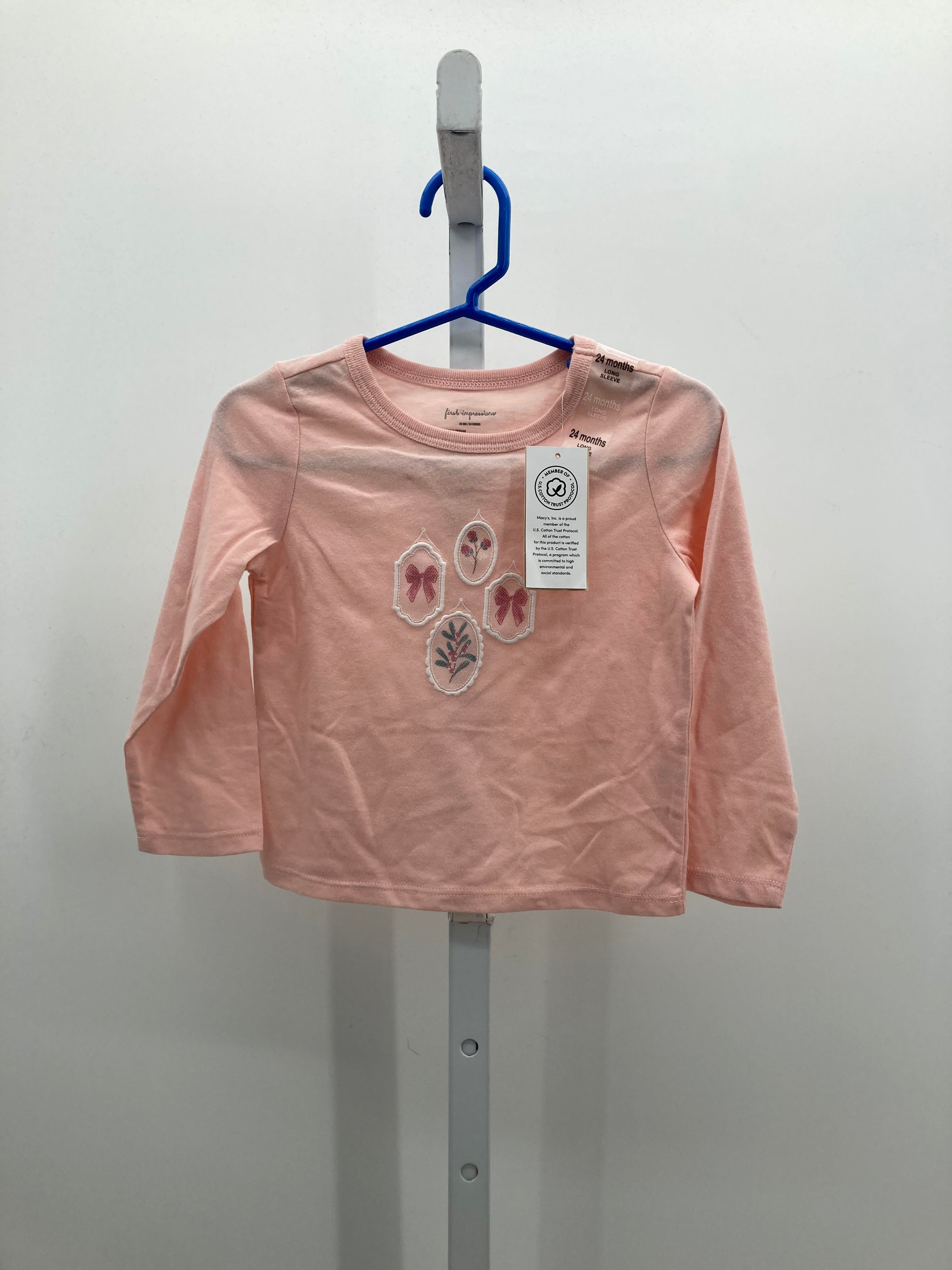 First Impressions Size 24 Months Girls Long Sleeve Shirt