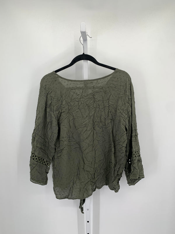 Maurices Size XXL Misses 3/4 Sleeve Shirt