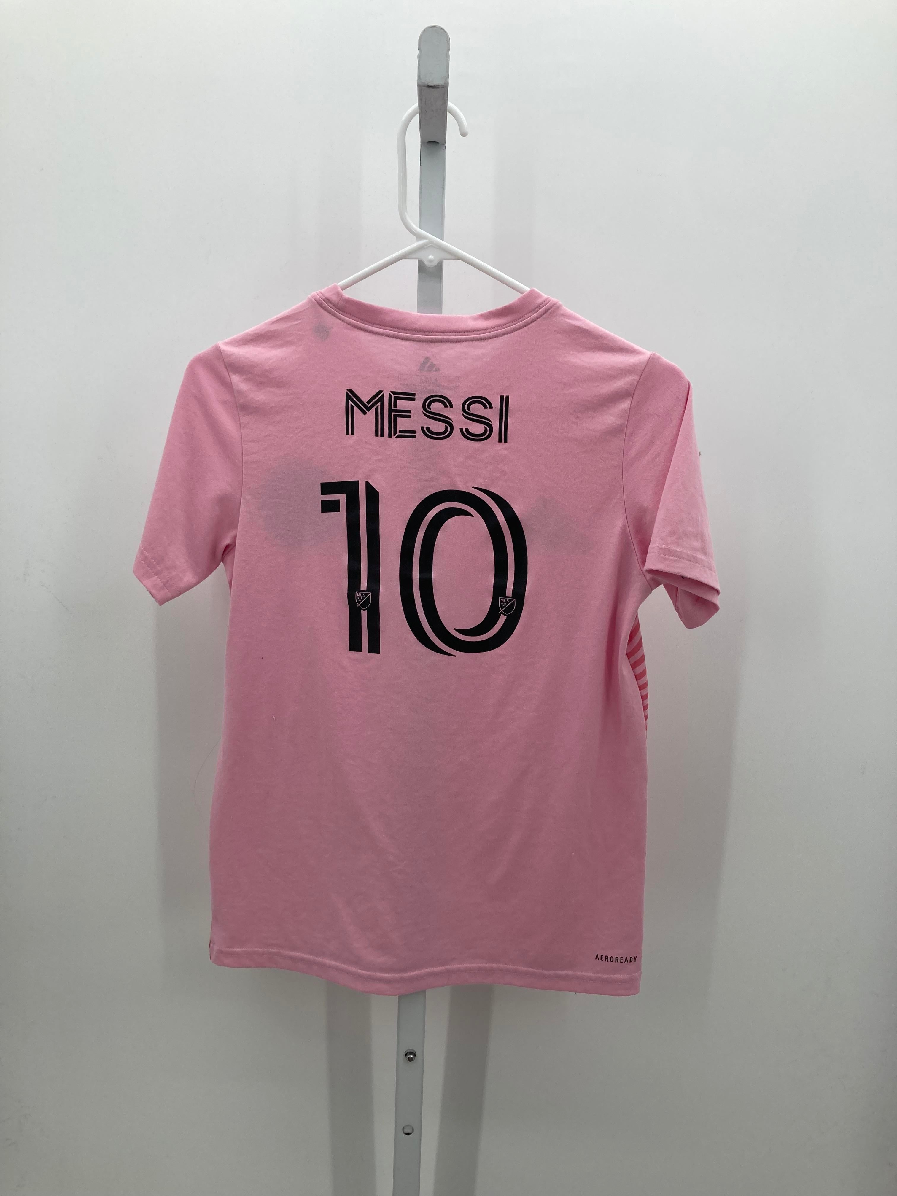Adidas Size 10-12 Girls Short Sleeve Shirt