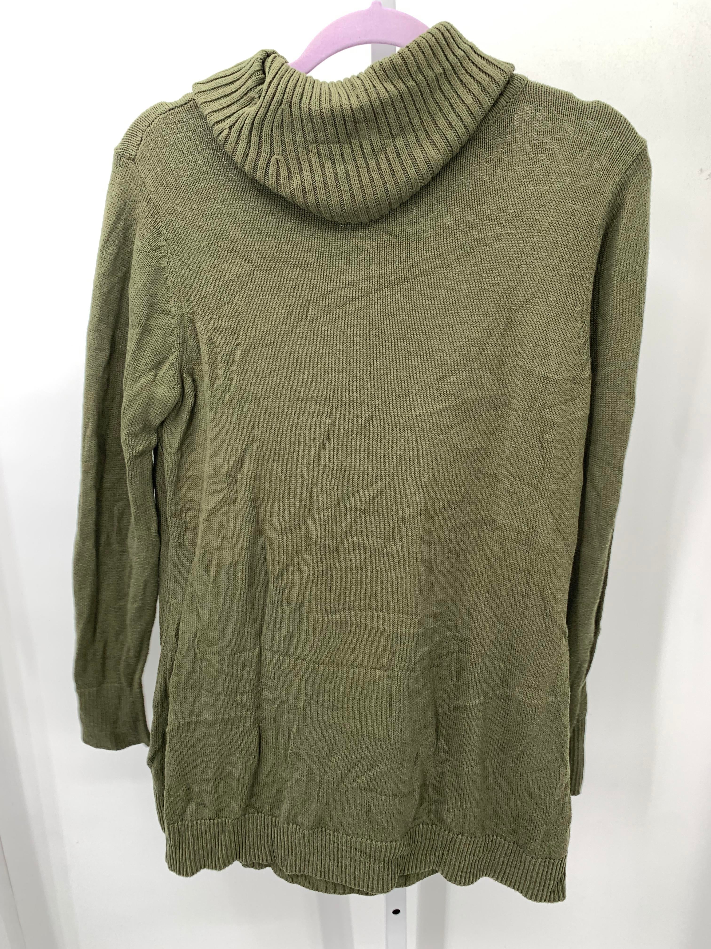 Halston Size Medium Misses Long Slv Sweater