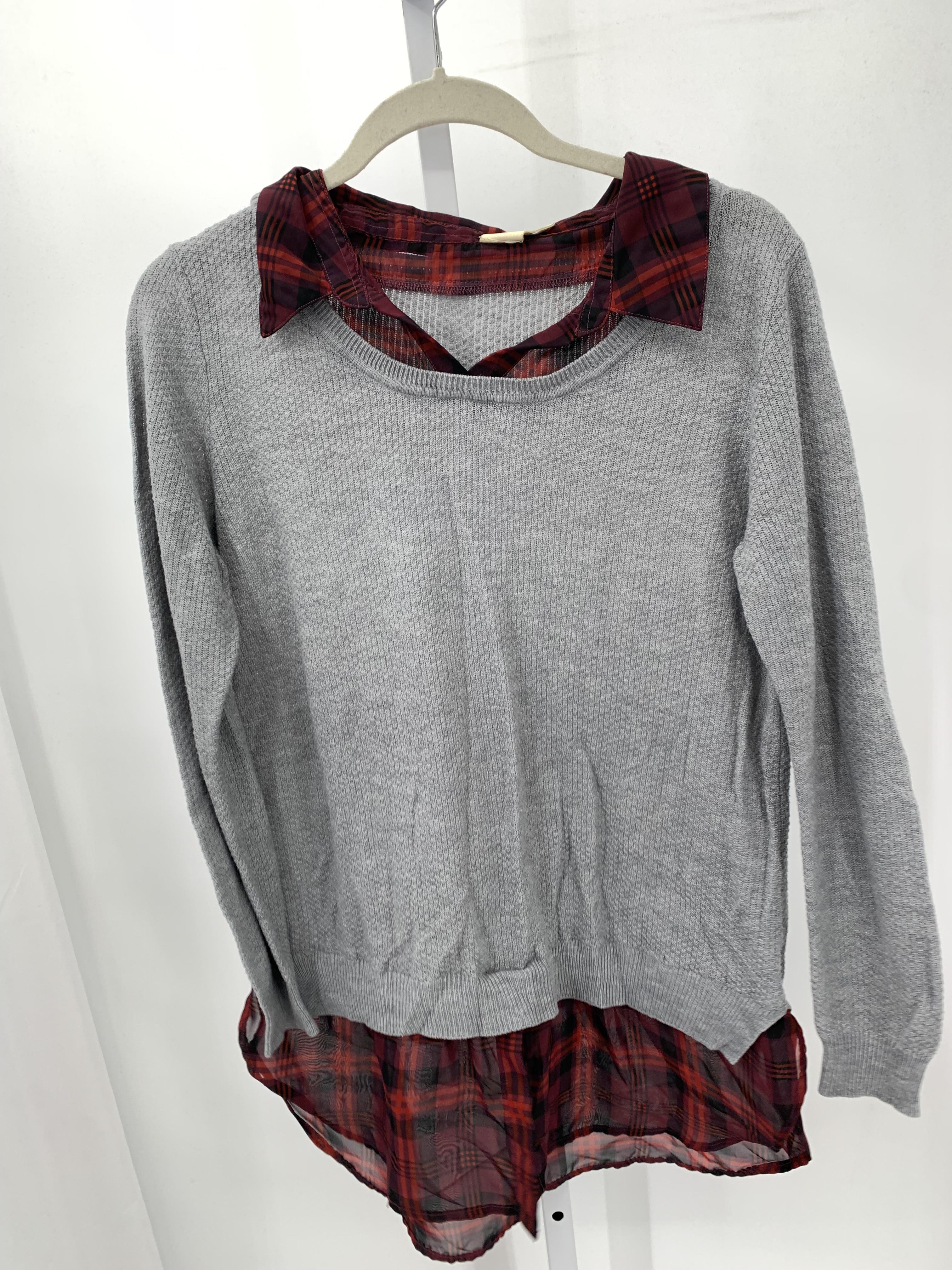 Faded Glory Size Large Misses Long Slv Sweater