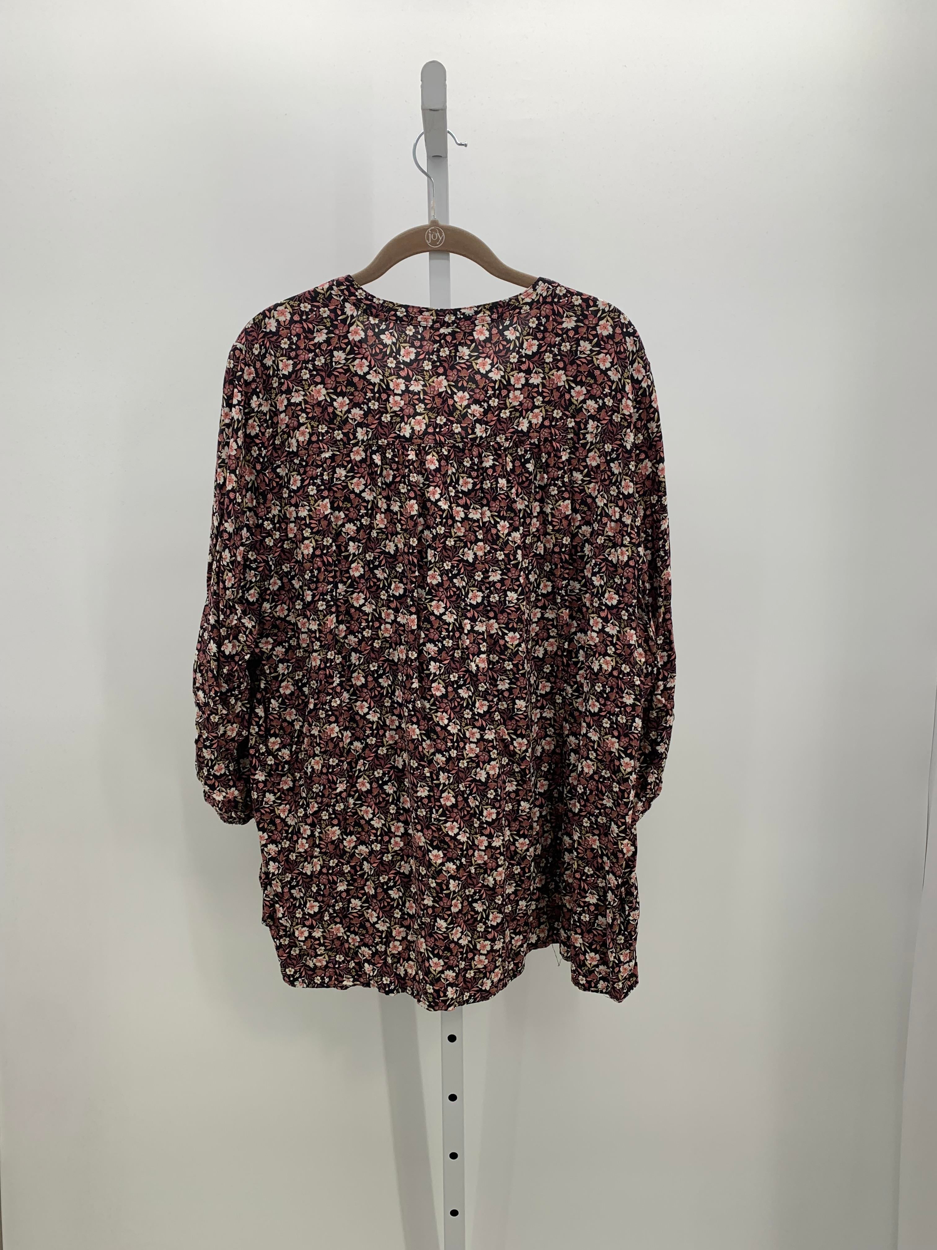 Torrid Size 2X Womens 3/4 Sleeve Shirt
