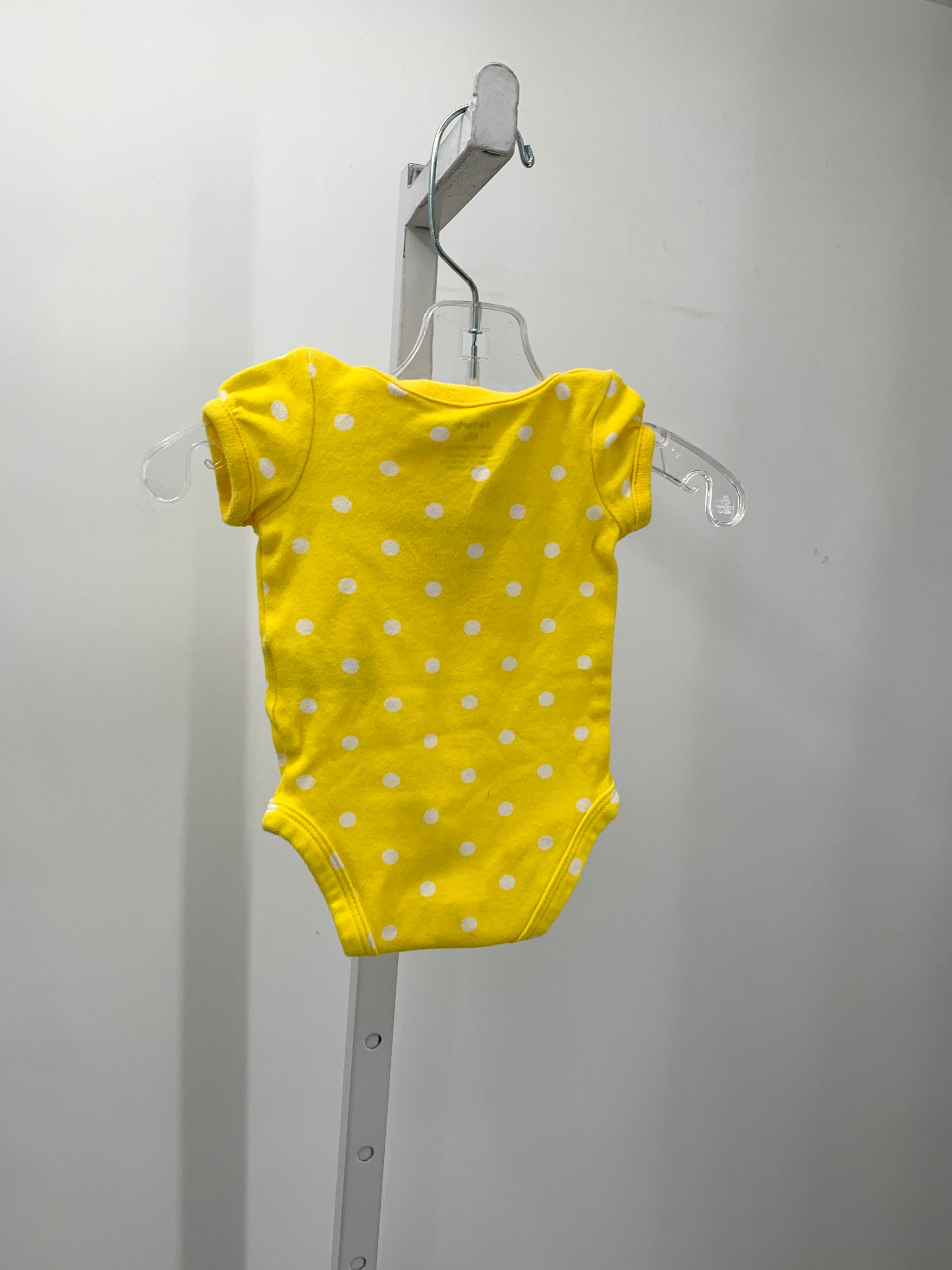 Carters Size Newborn Girls Short Sleeve Shirt