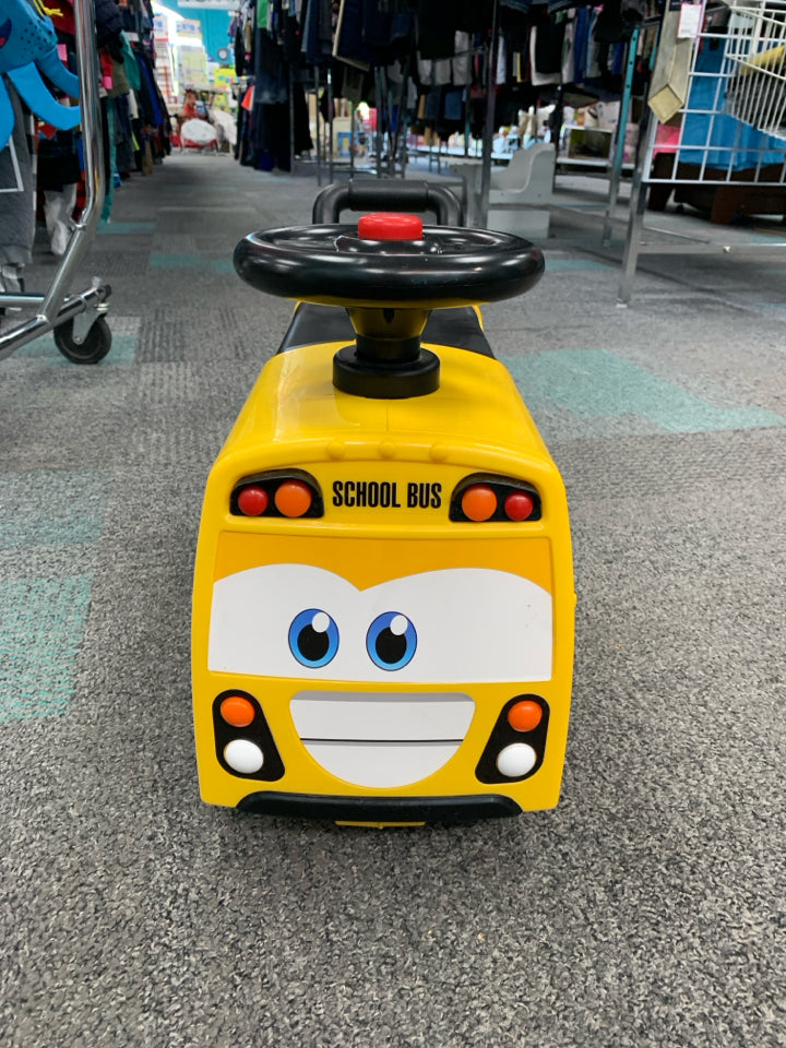 Kalee Ride On Musical School Yellow Bus