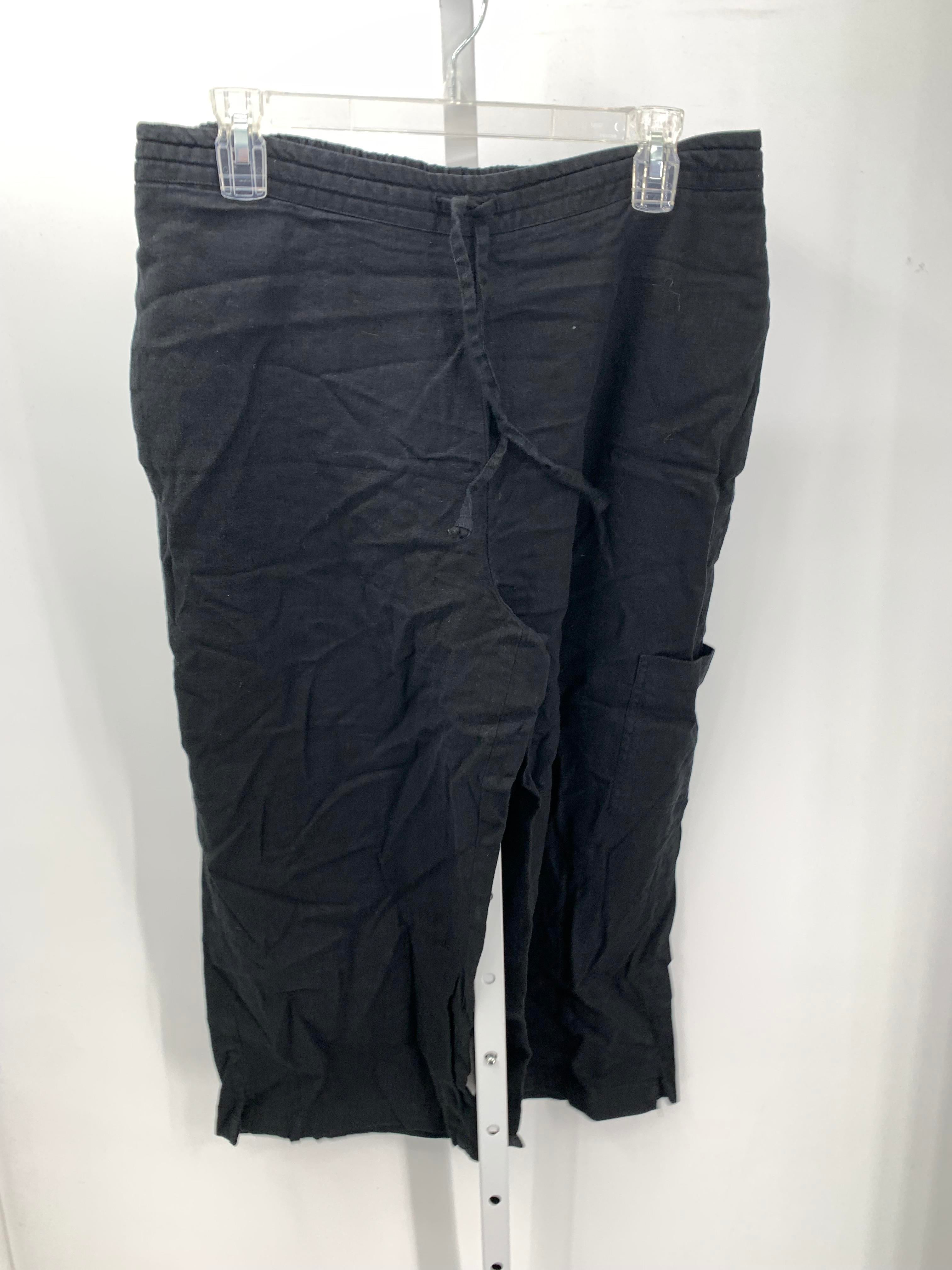 Coldwater Creek Size Large Misses Cropped Pants