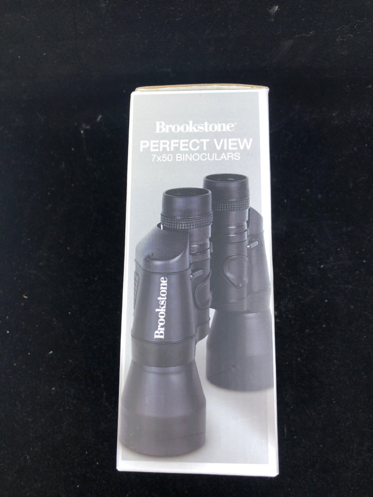 NIB BROOKSTONE PERFECT VIEW 7X50 BINOCULARS.