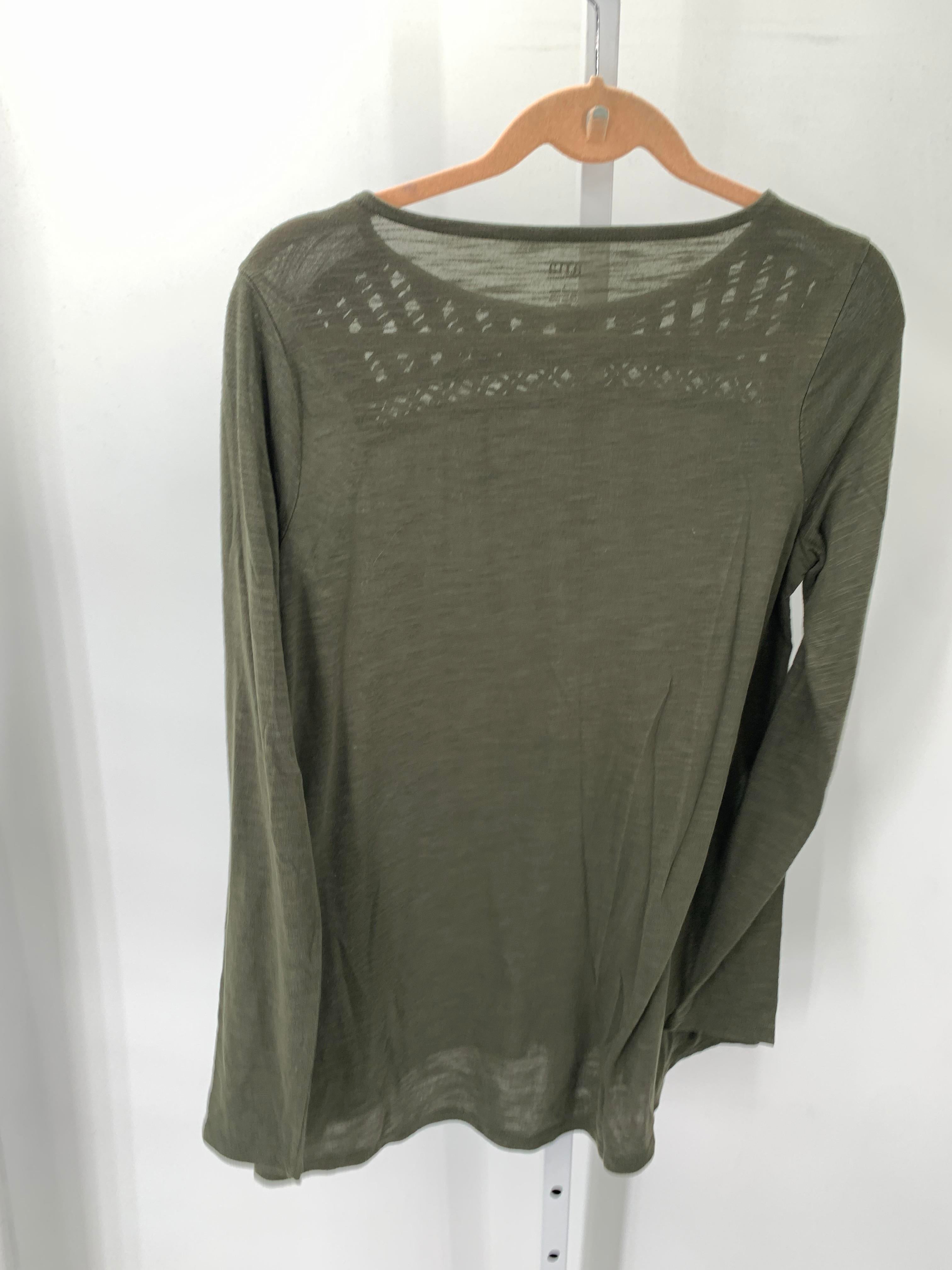 A.N.A. Size Large Misses Long Sleeve Shirt