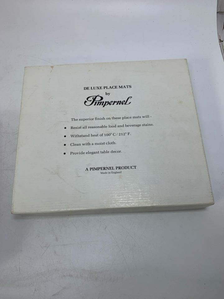 6 VTG TRIVET PLACEMATS ASSORTED LANDSCAPES OF IRELAND IN BOX.