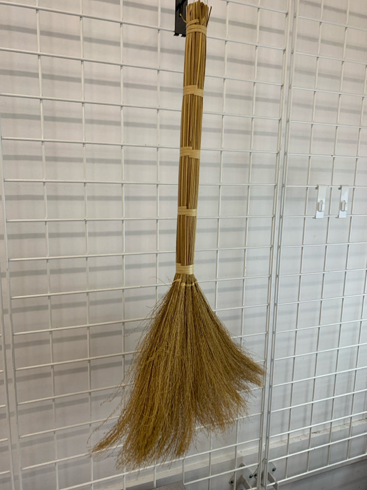 BAMBOO BROOM DECOR.