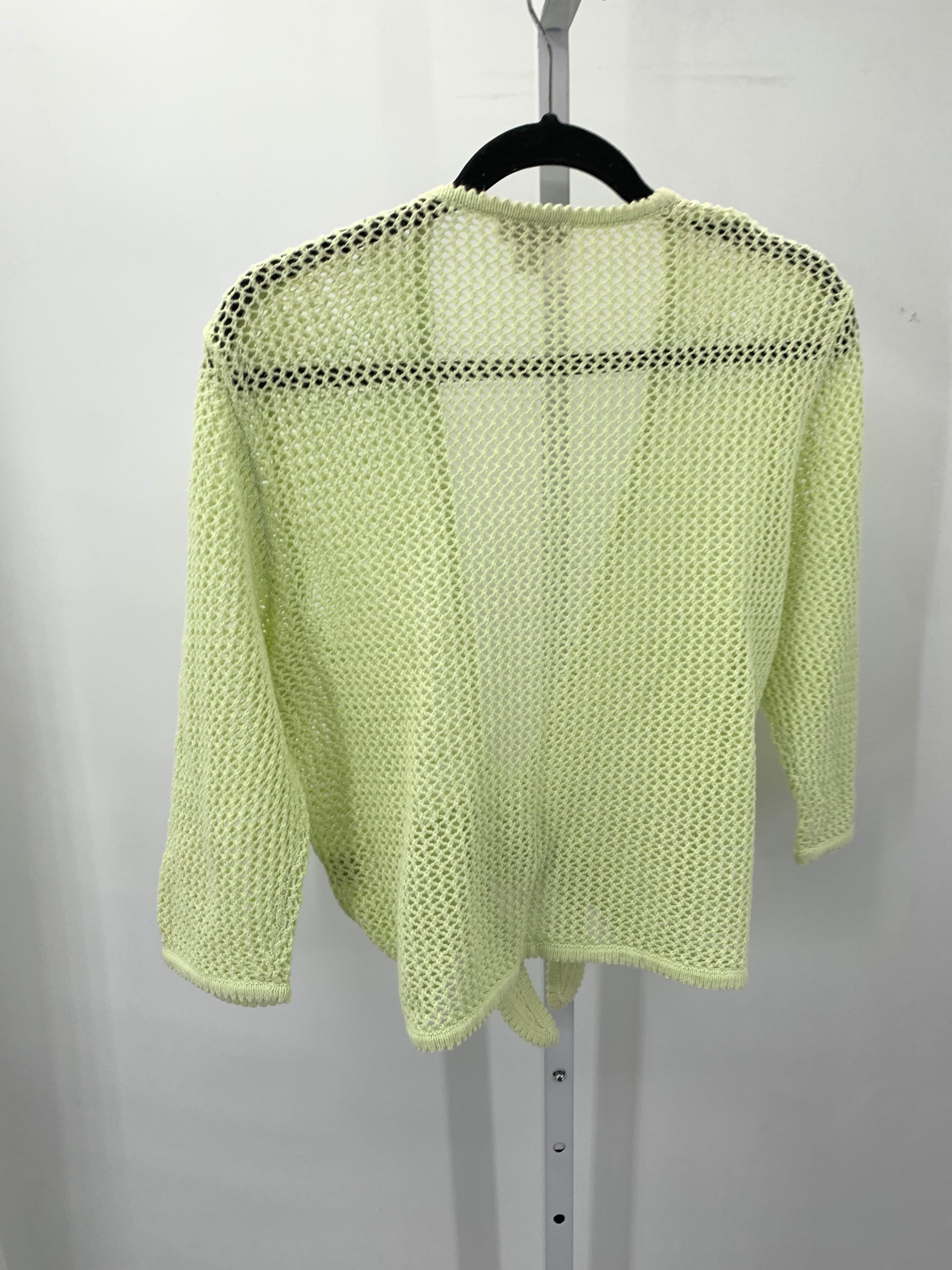 Christopher & Banks Size Large Misses 3/4 Sleeve Sweater