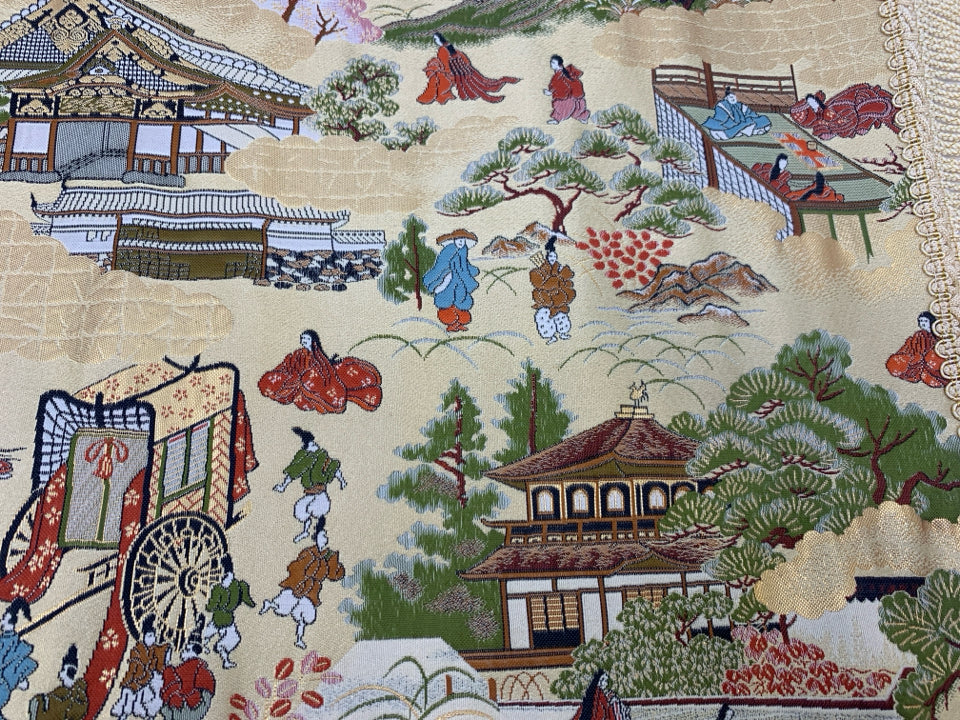 VILLAGE ASIAN STYLE W/ TASSELS.