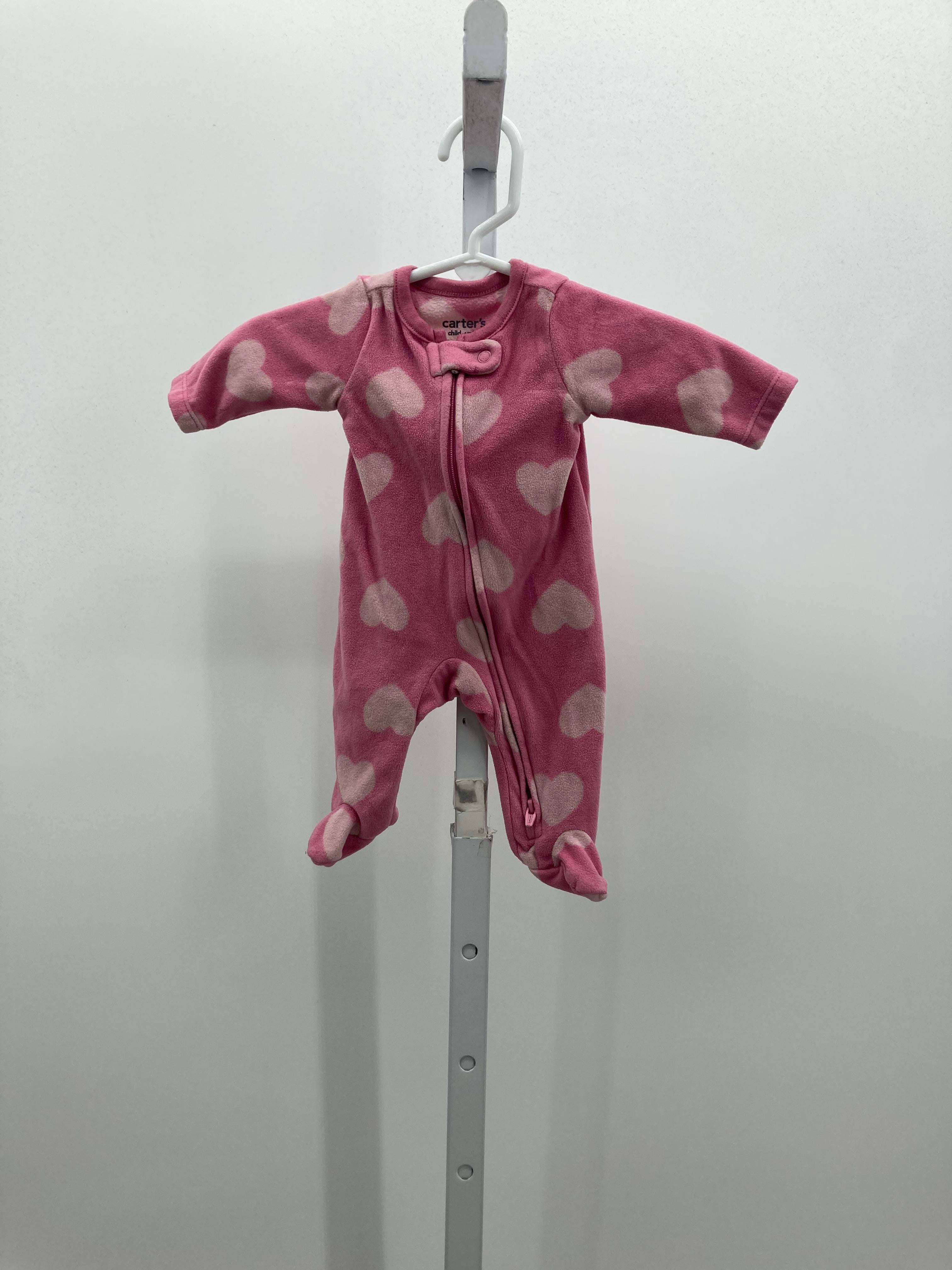 Carters Size Preemie Girls Long Slv. Romper