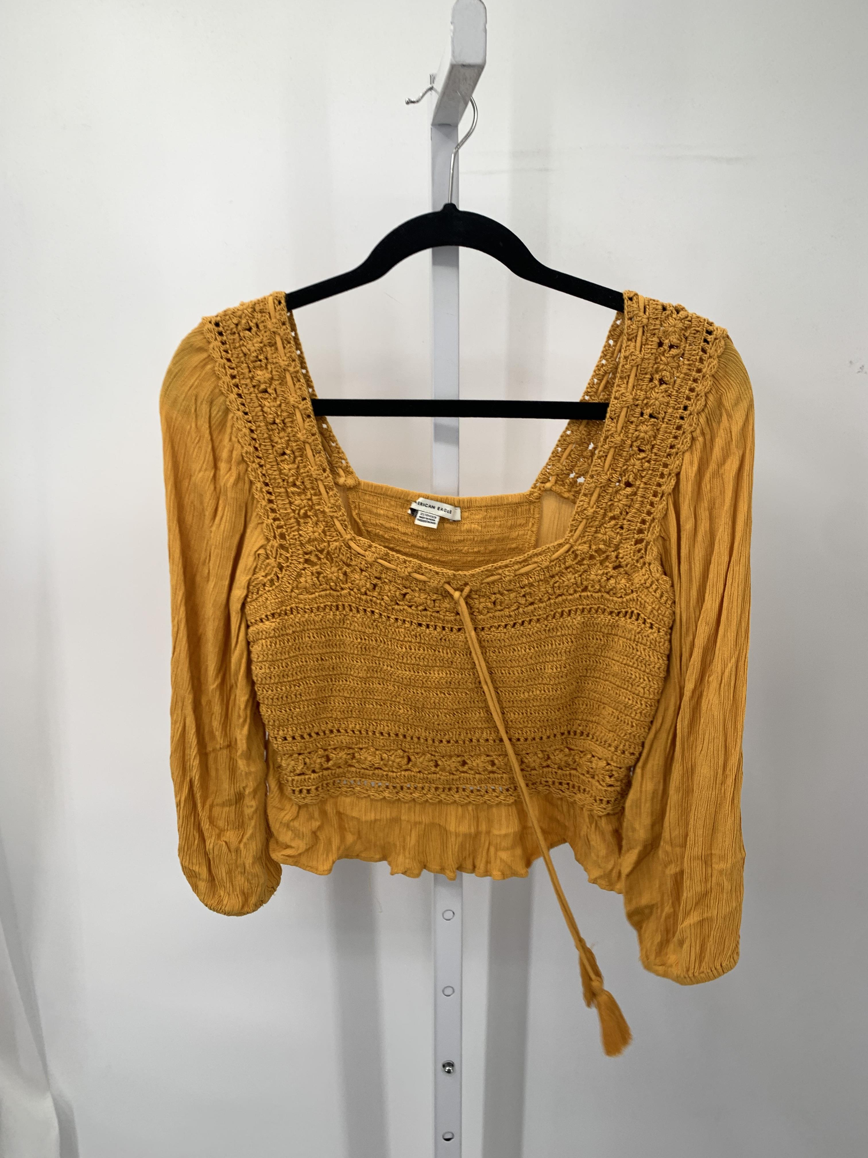 American Eagle Size X Small Juniors Long Sleeve Shirt