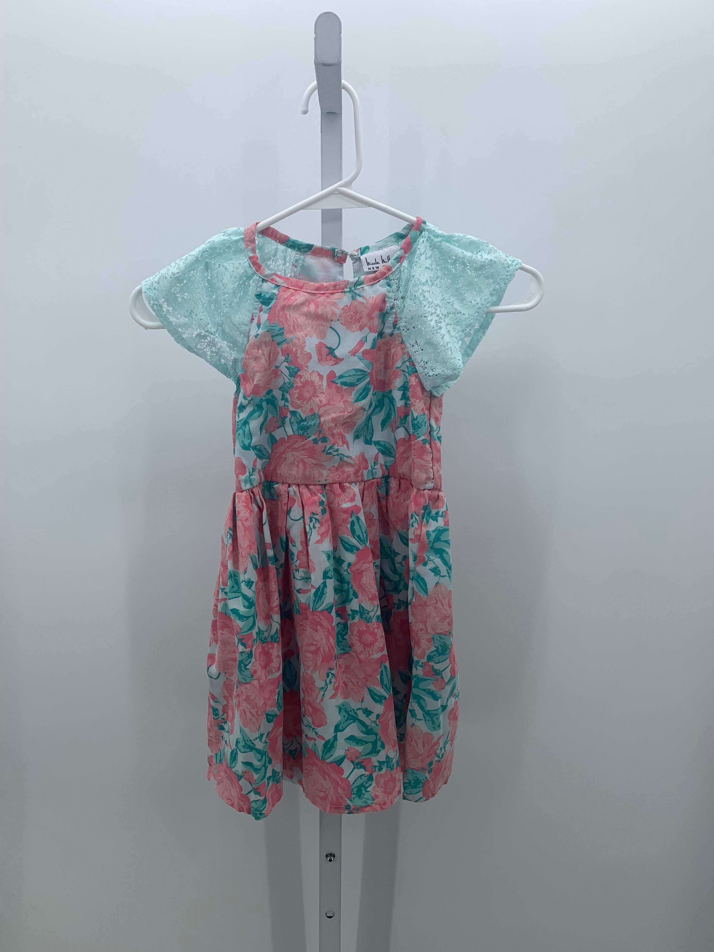 Nicole Miller Size 6 Girls Short Sleeve Dress