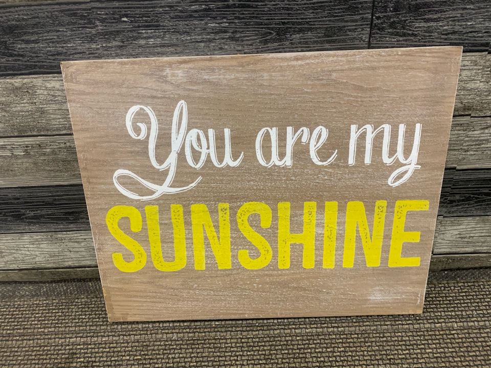 YOU ARE MY SUNSHINE WALL ART.