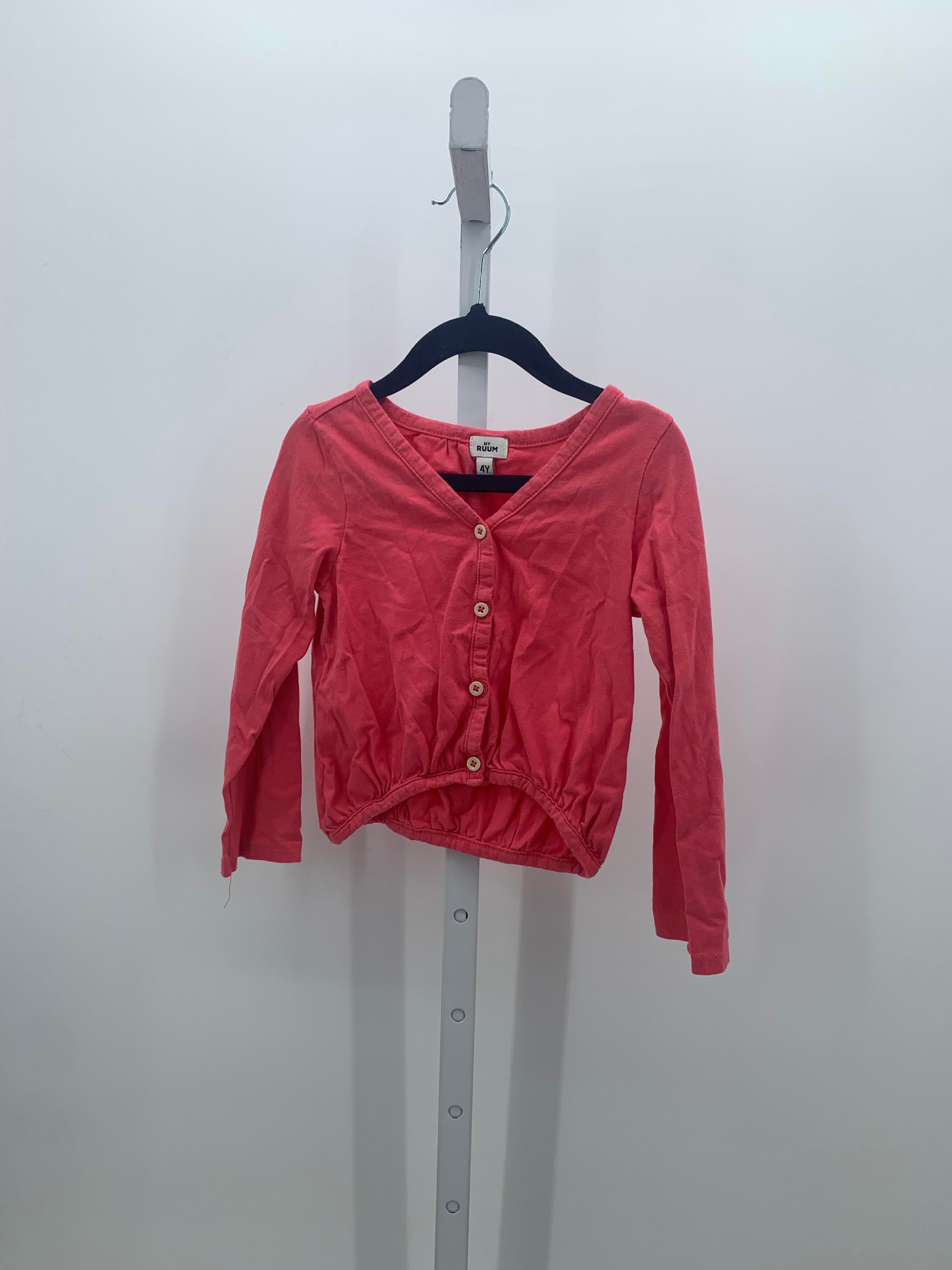 RUUM Size 4 Girls Long Sleeve Sweater