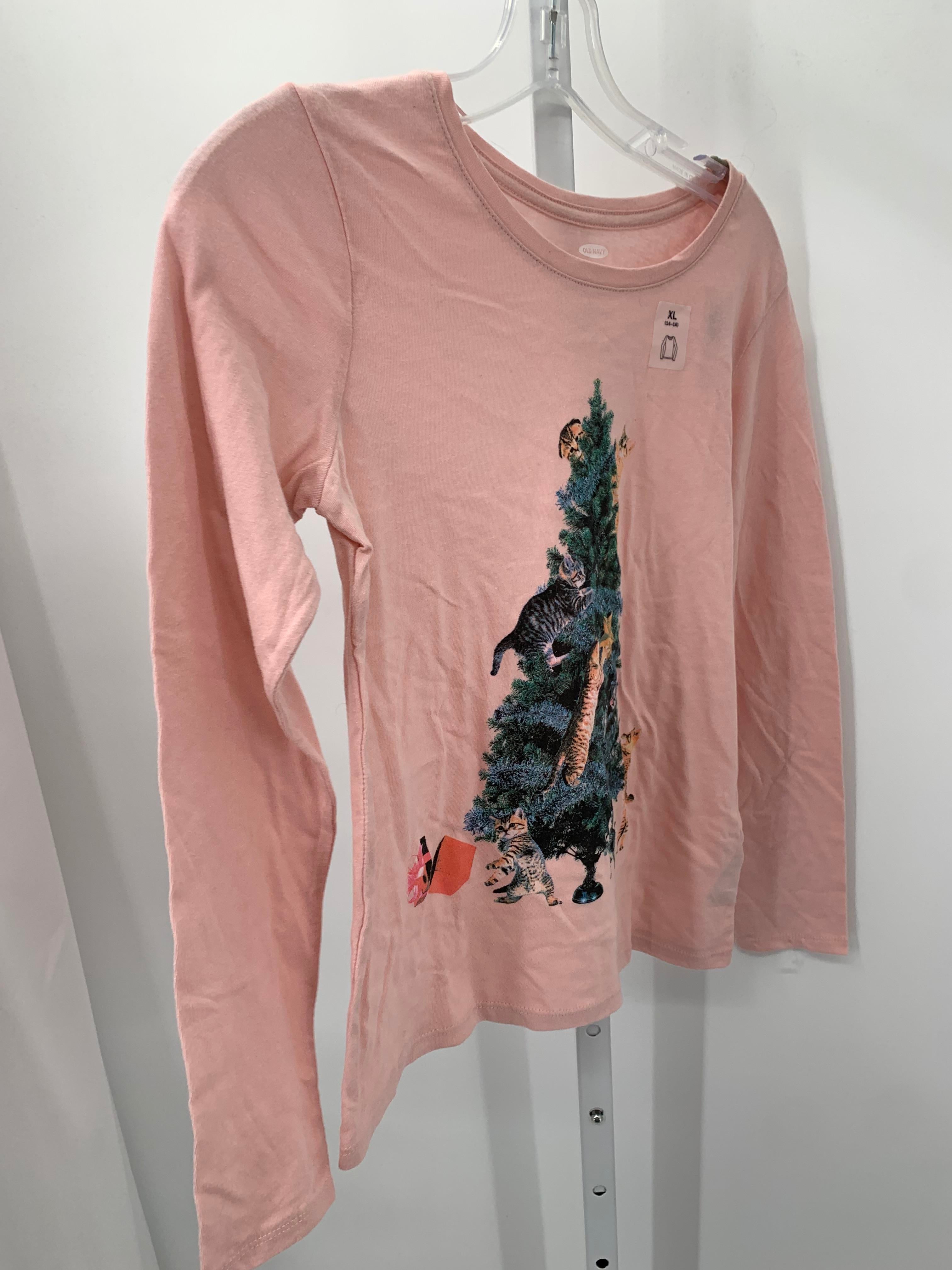 NEW LONG SLV SHIRT CATS XMAS TREE