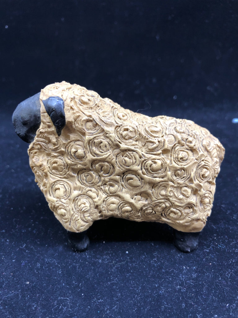 TAN SHEEP FIGURE.