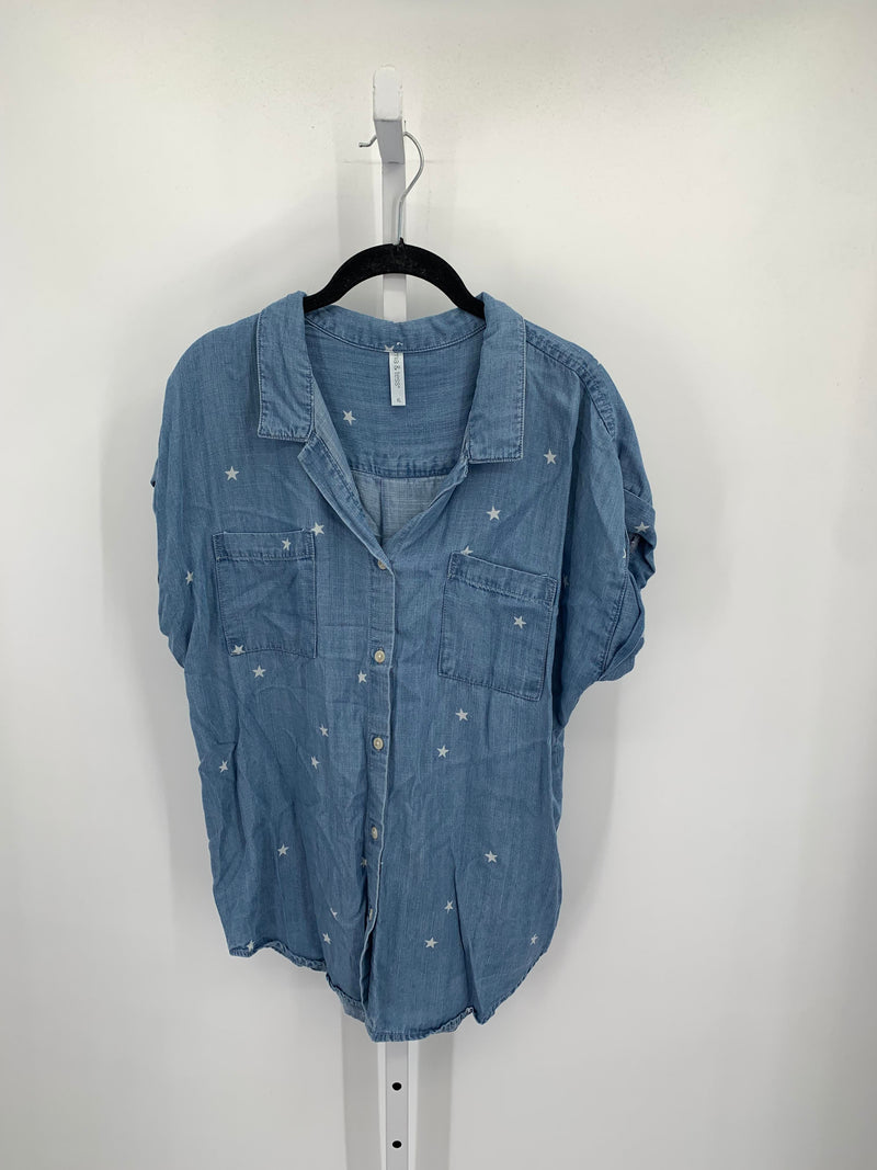 Mia & Tess Size Extra Large Misses Short Sleeve Shirt