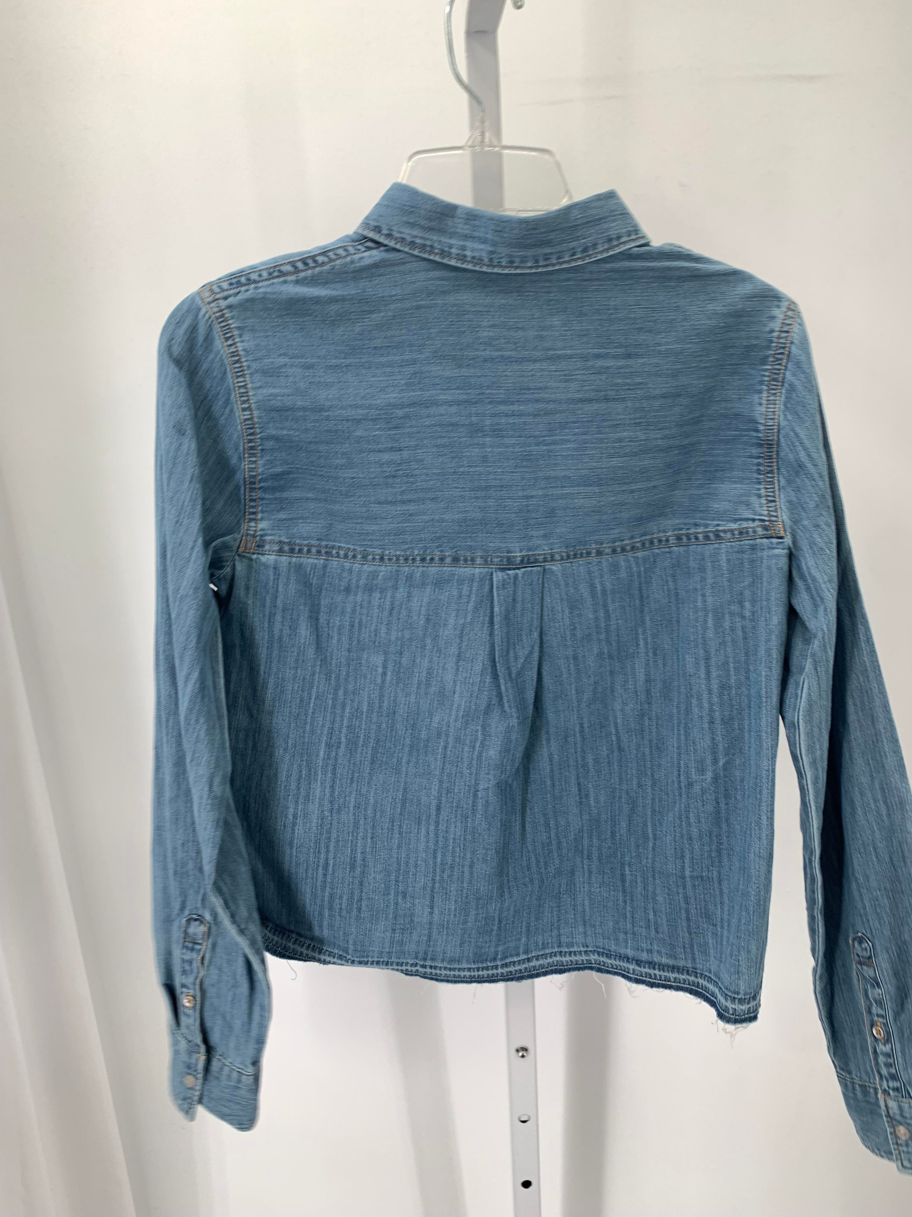 Express Size X Small Misses Long Sleeve Shirt