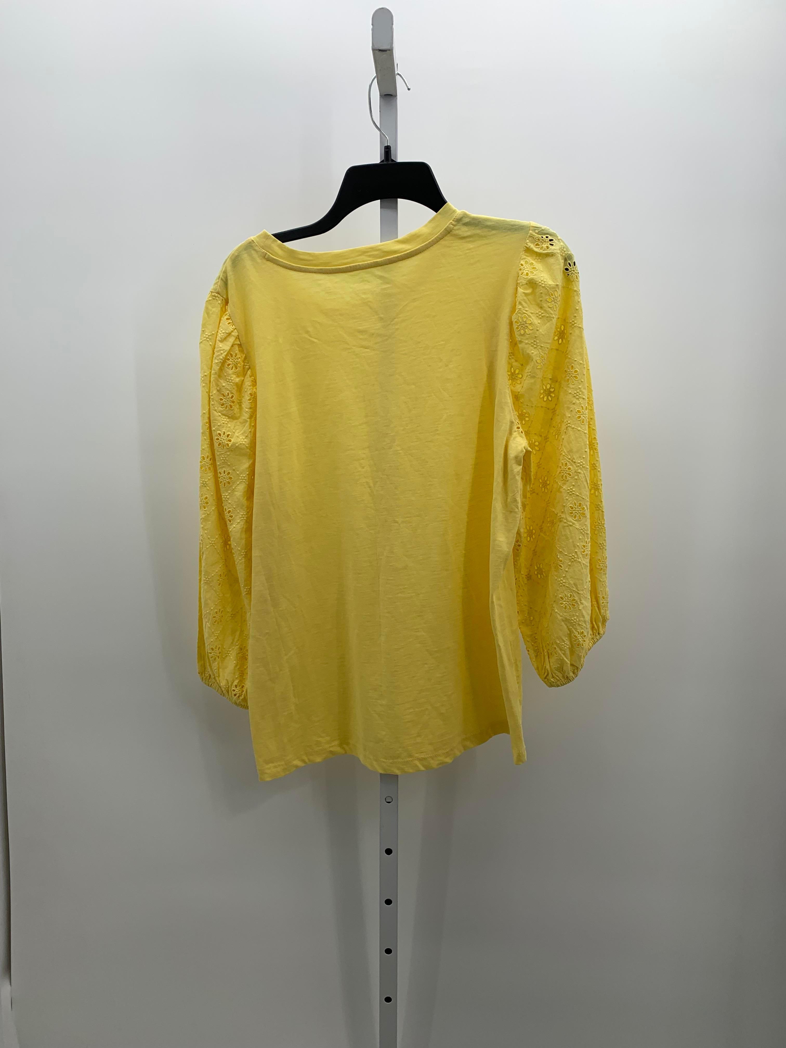 St. Johns Bay Size Large Misses 3/4 Sleeve Shirt
