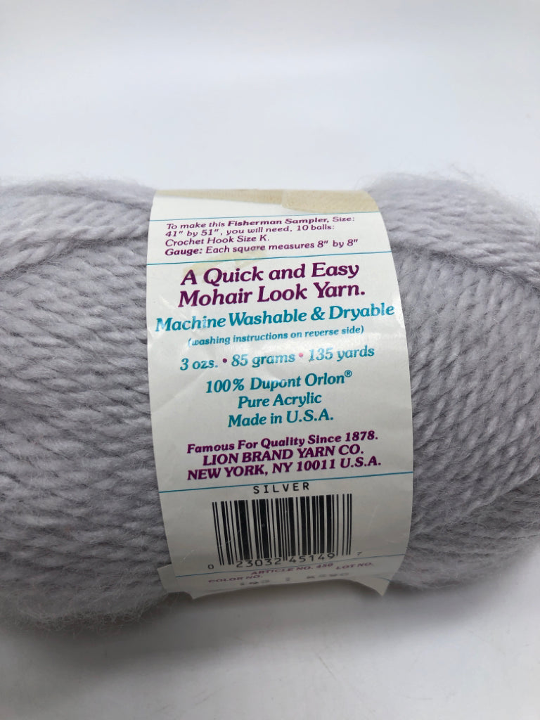 JIFFY PASTEL PURPLE YARN.