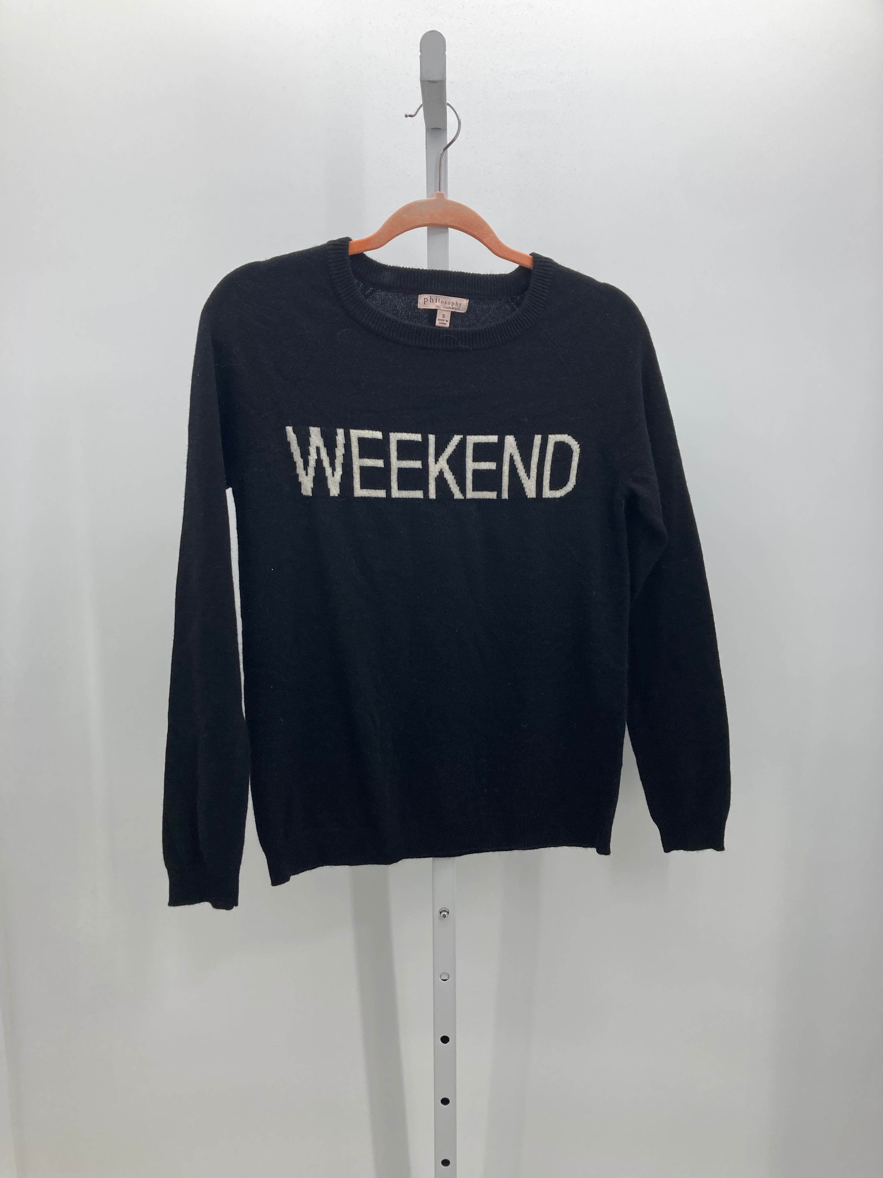 philosophy Size Small Misses Long Slv Sweater