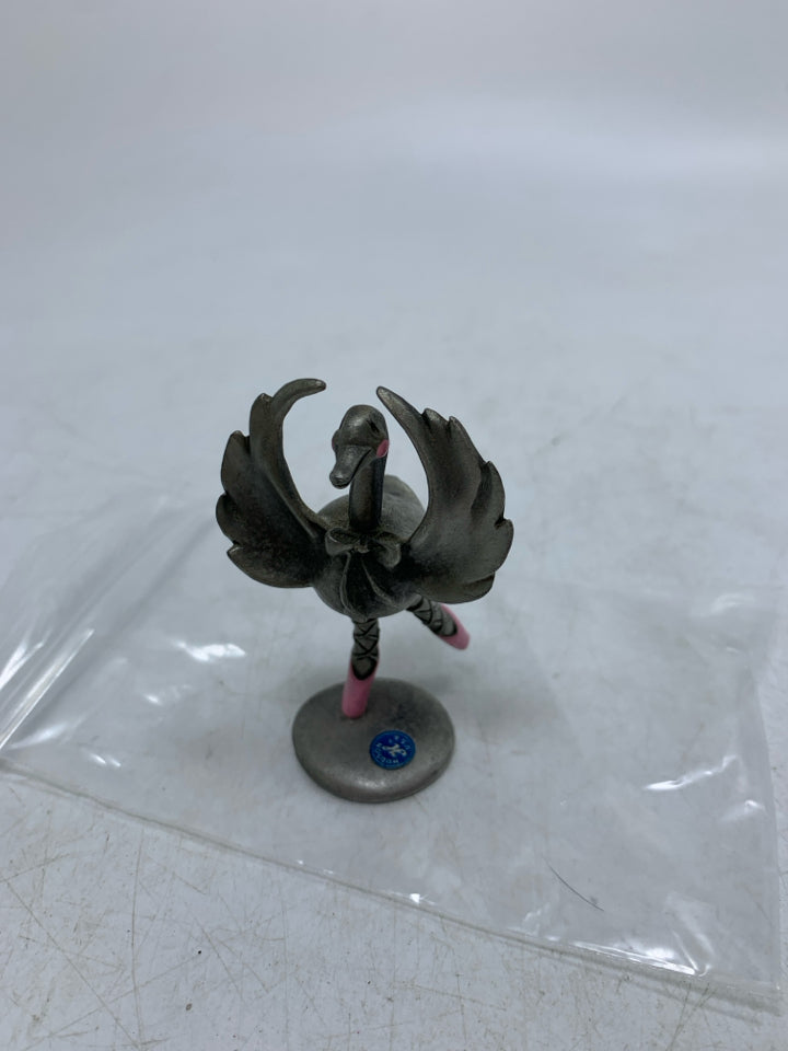 OSTRICH DOING BALLET FIGURINE.