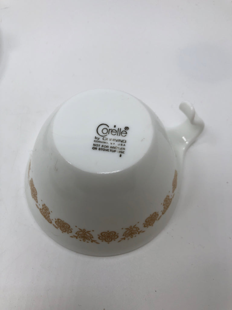 8PC VTG CORELLE BUTTERFLY CUPS/SAUCER SRV.