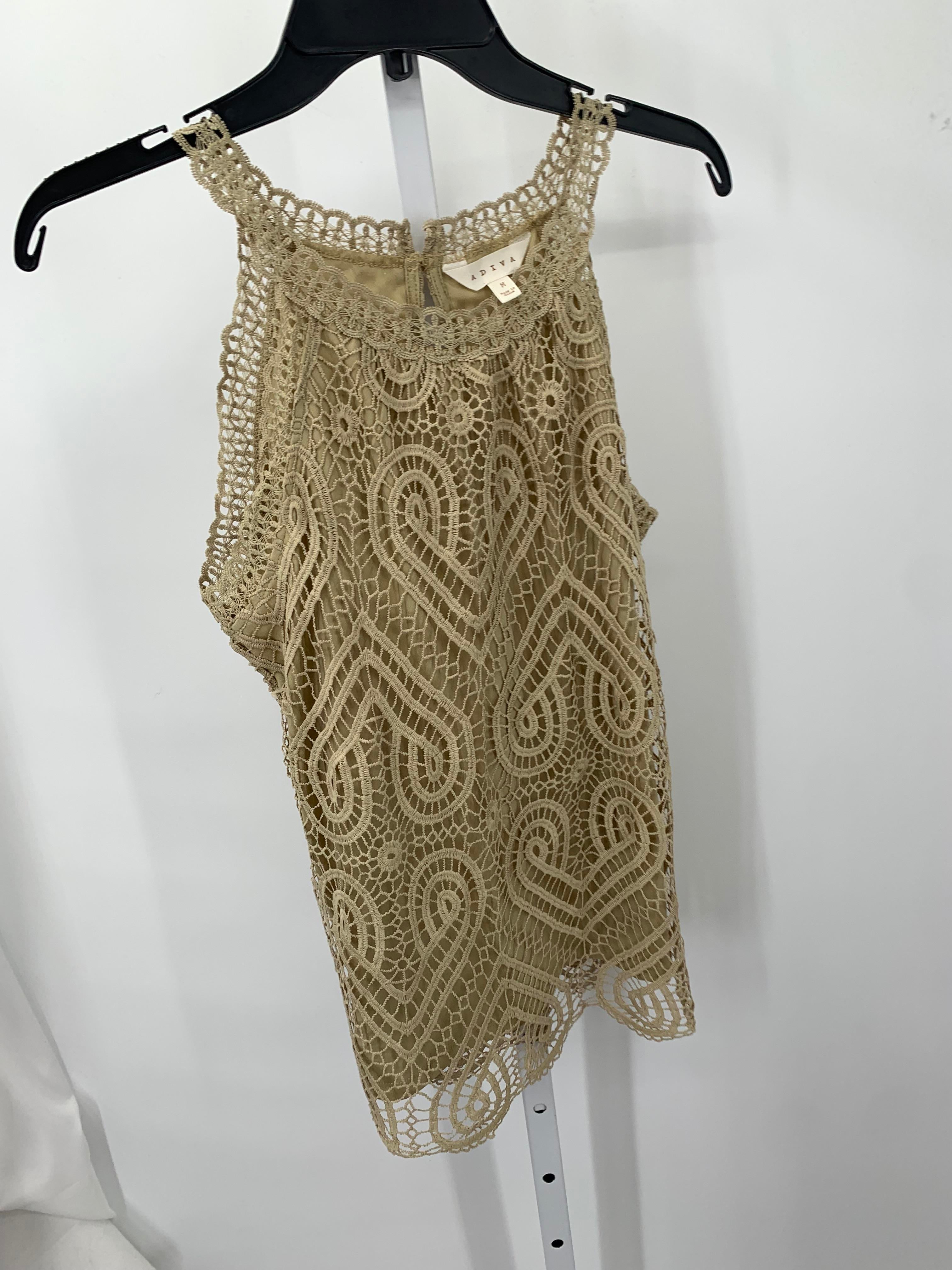 Adiva Size Medium Misses Sleeveless Shirt