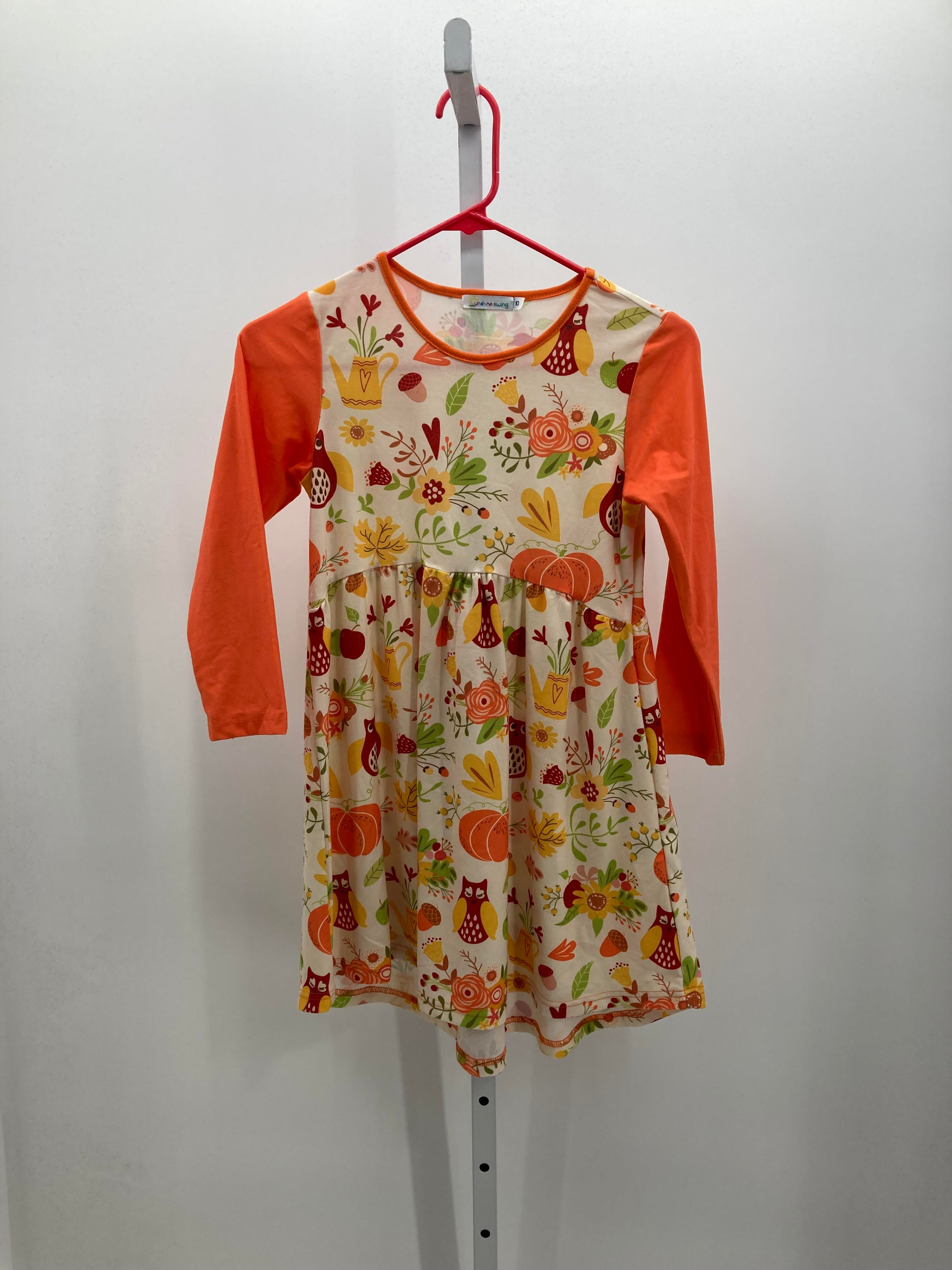 Size 10 Girls Long Sleeve Dress