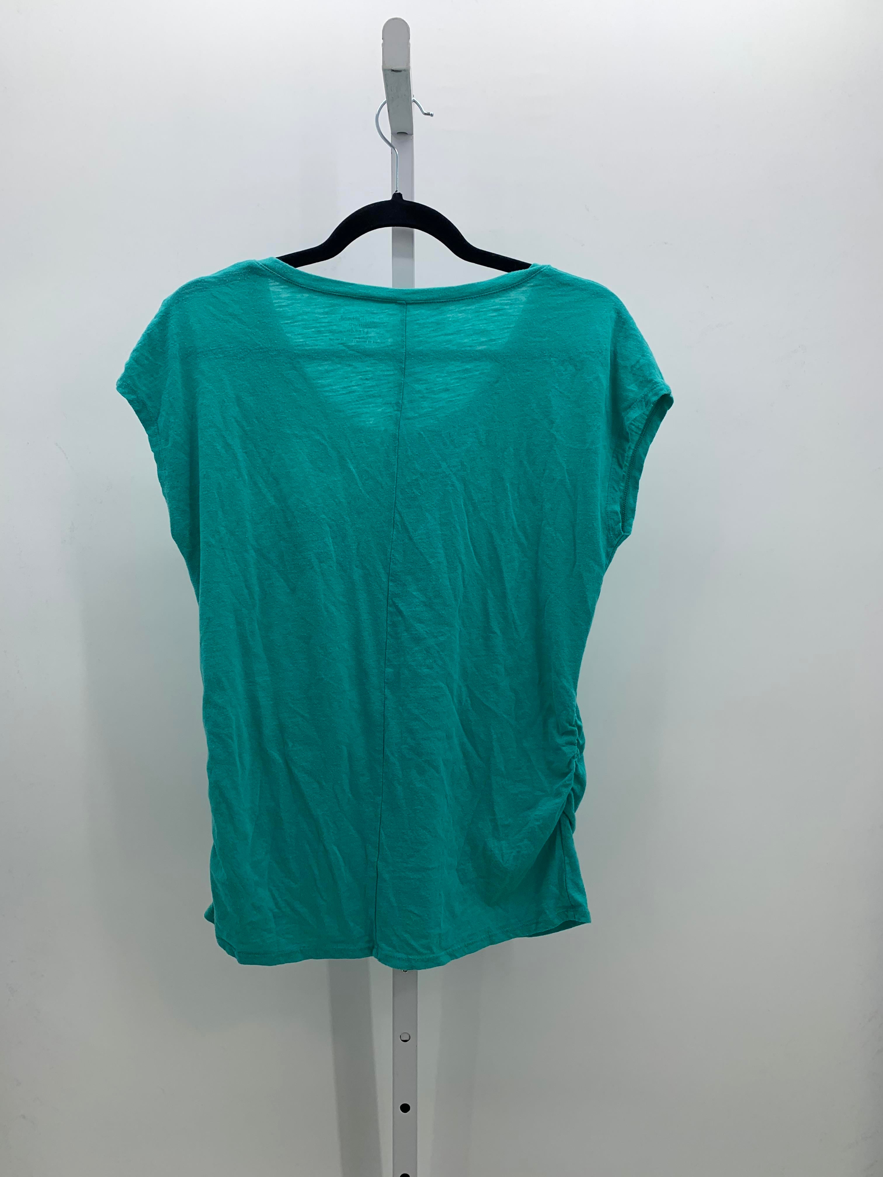 Motherhood Teal Size Small Maternity Short Sleeve Shirt