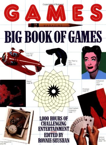 Games Magazine Big Book of Games - Ronnie Shushan
