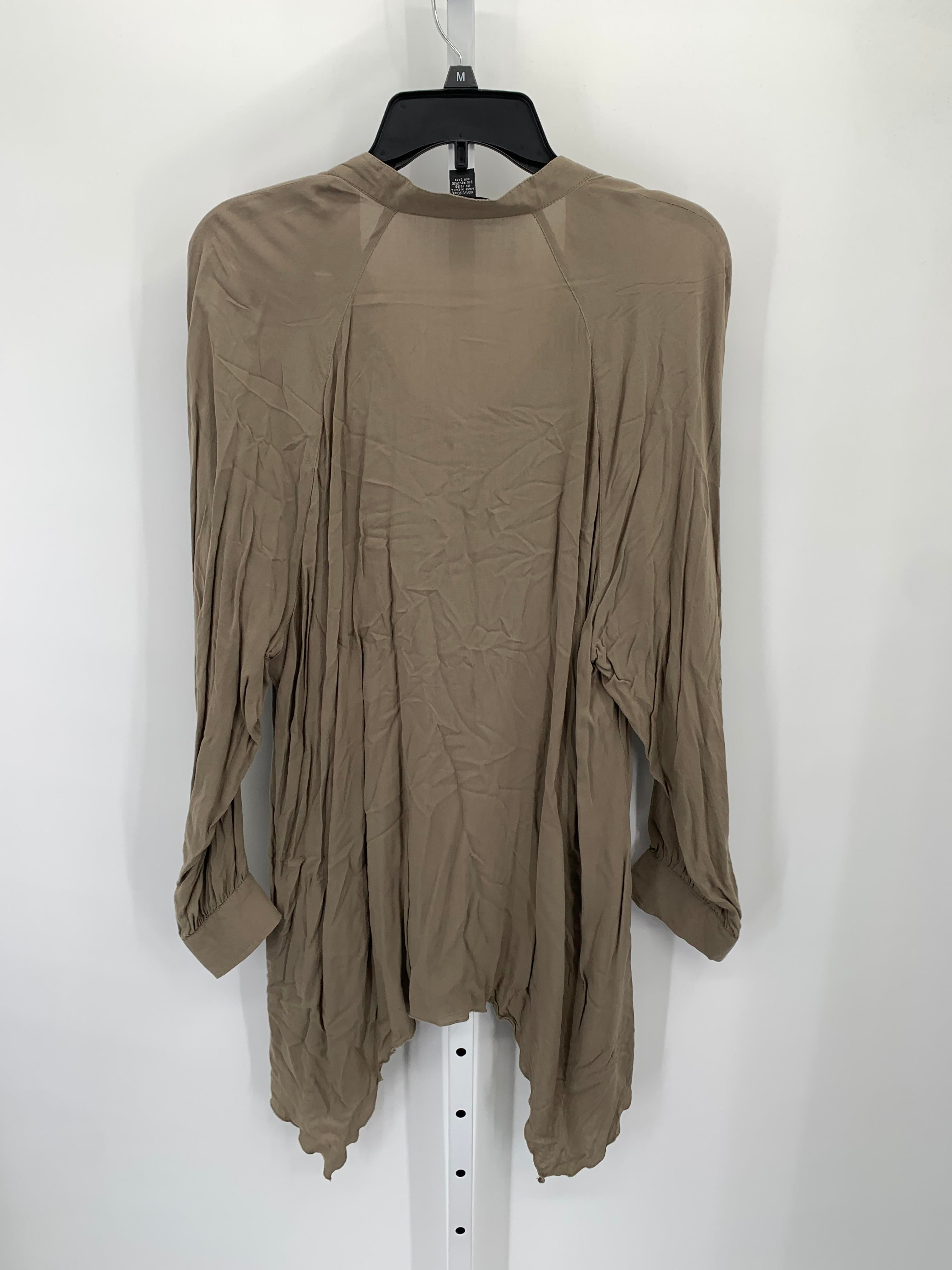 Spense Size 1X Womens Long Sleeve Shirt