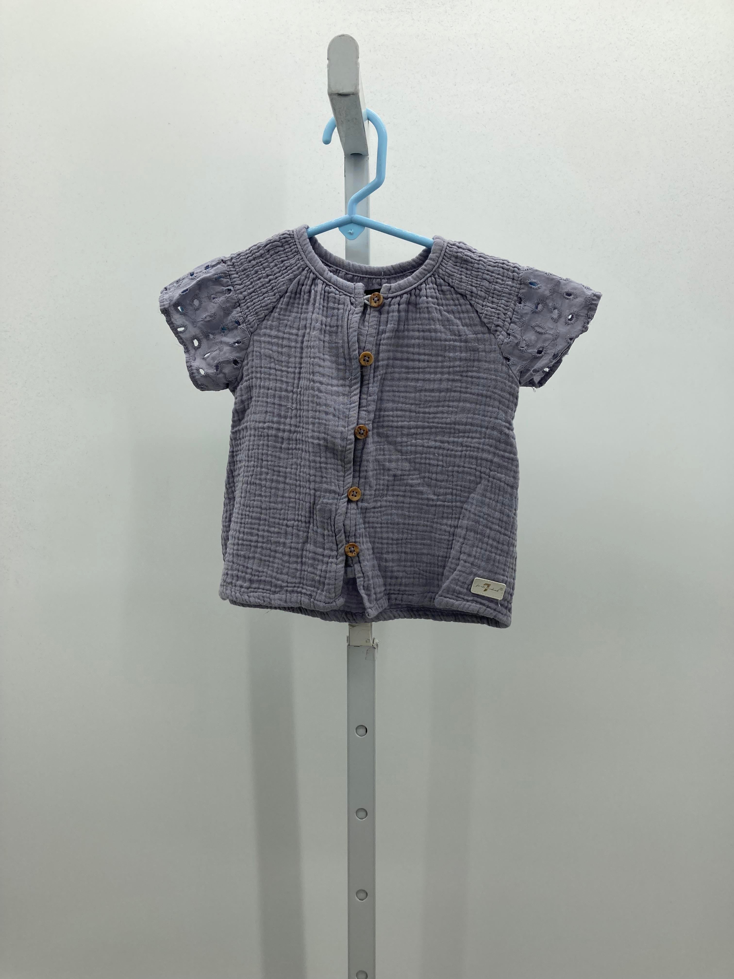 Seven Apparel Size 24 Months Girls Short Sleeve Shirt