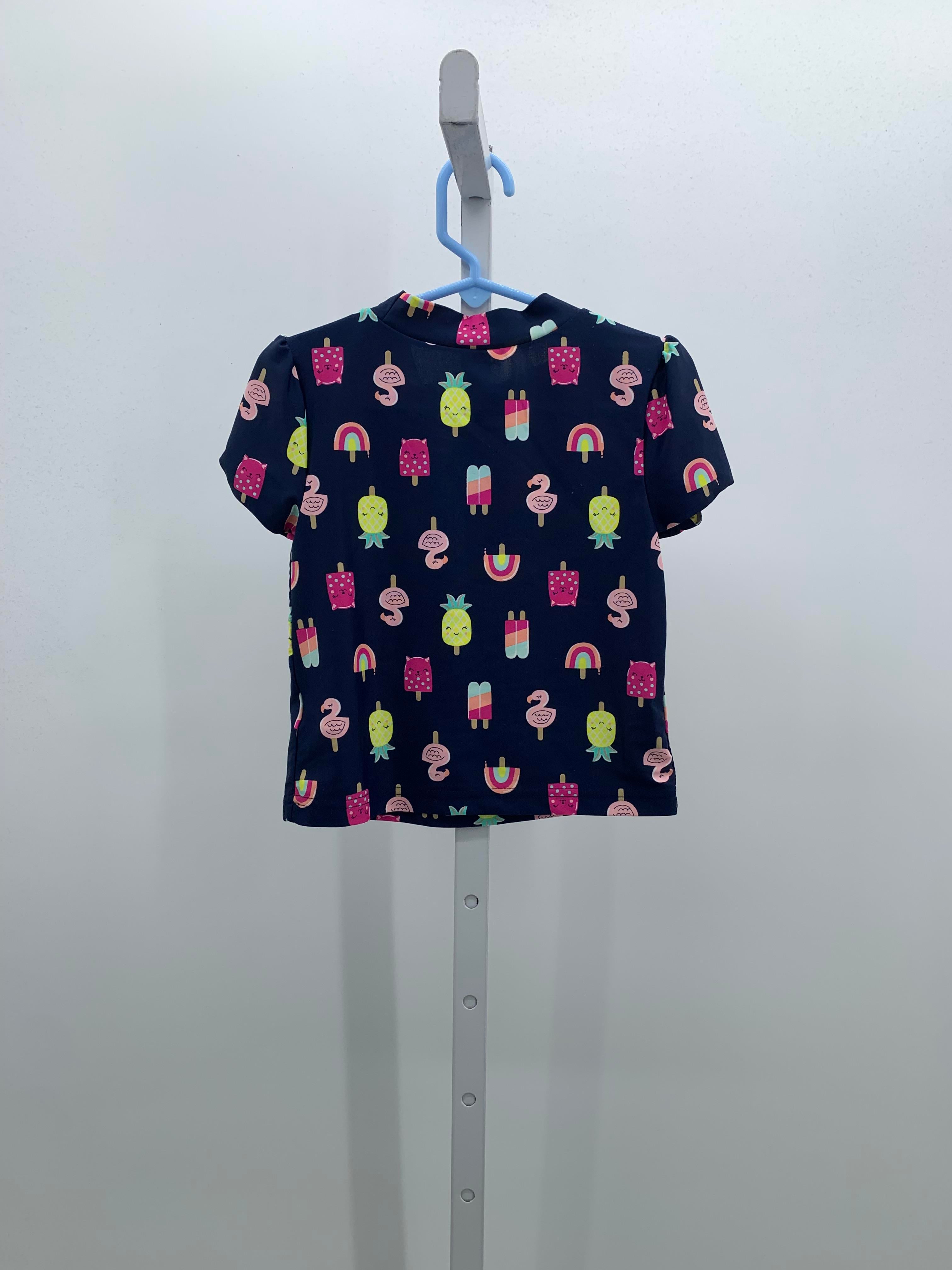 Simple Joys Size 5T Girls Swim Shirt