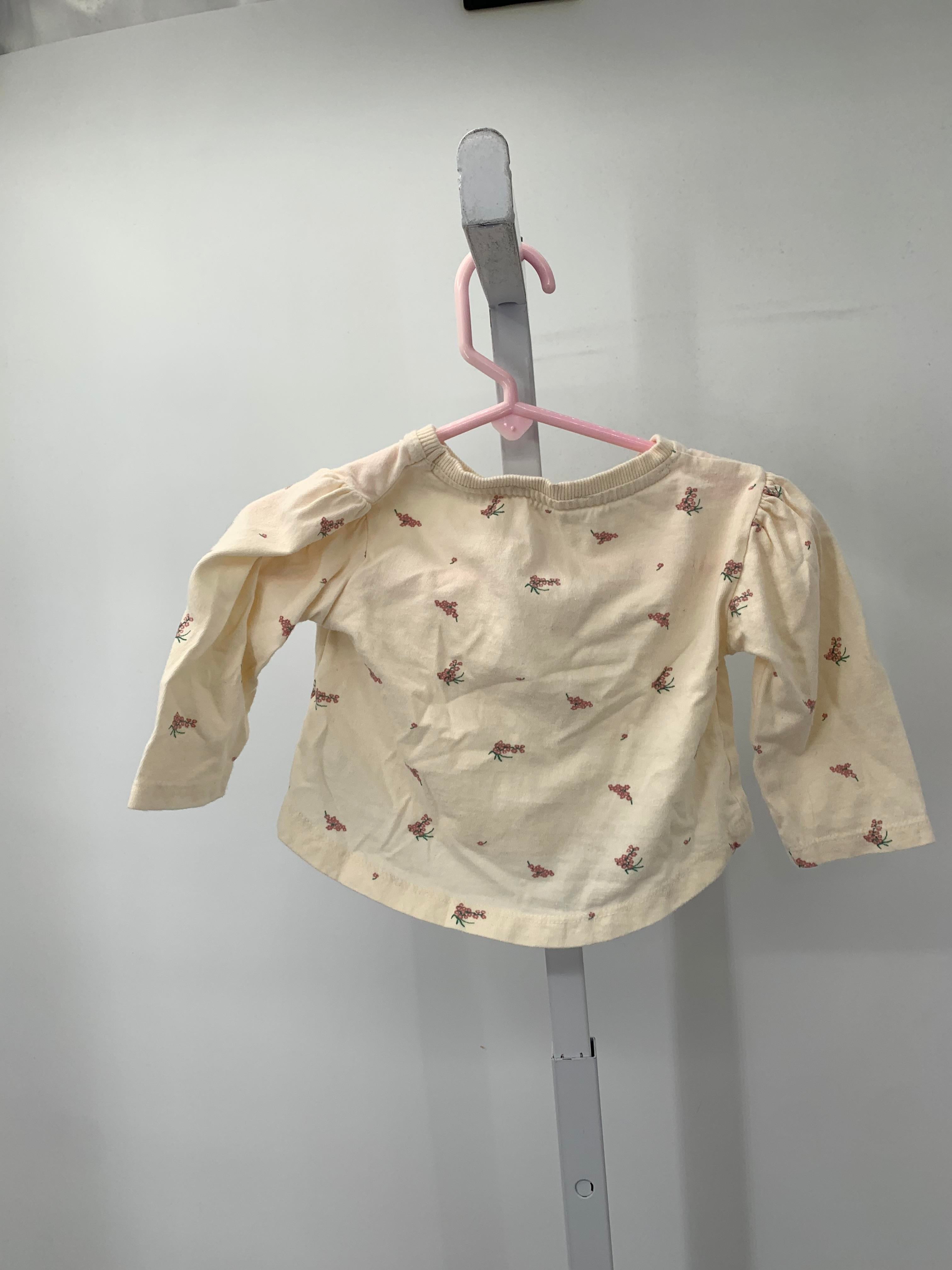 Size 3-6 Months Girls Long Sleeve Shirt