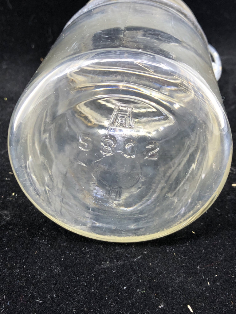 VTG BALL MASON JAR W  METAL CLASP.