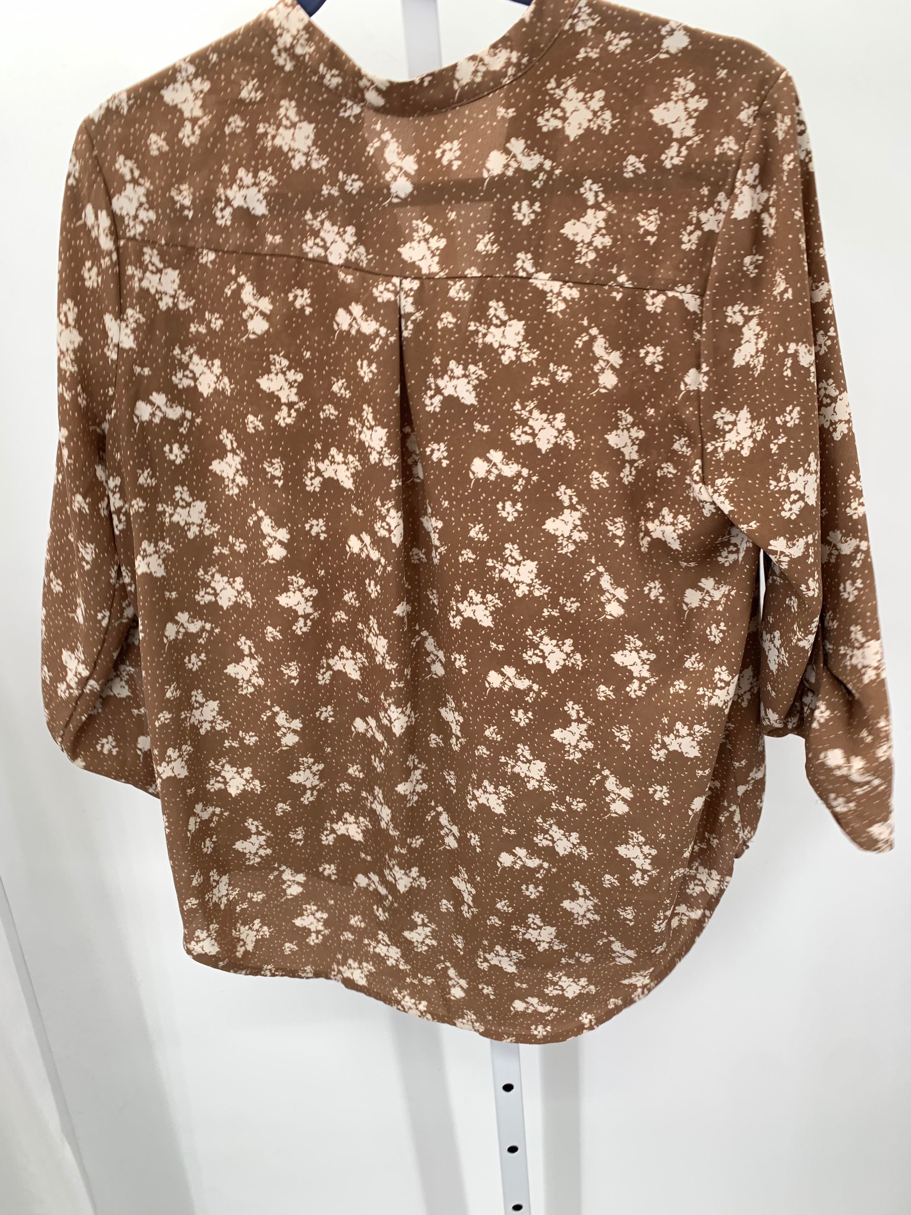 Lush Size Medium Misses 3/4 Sleeve Shirt