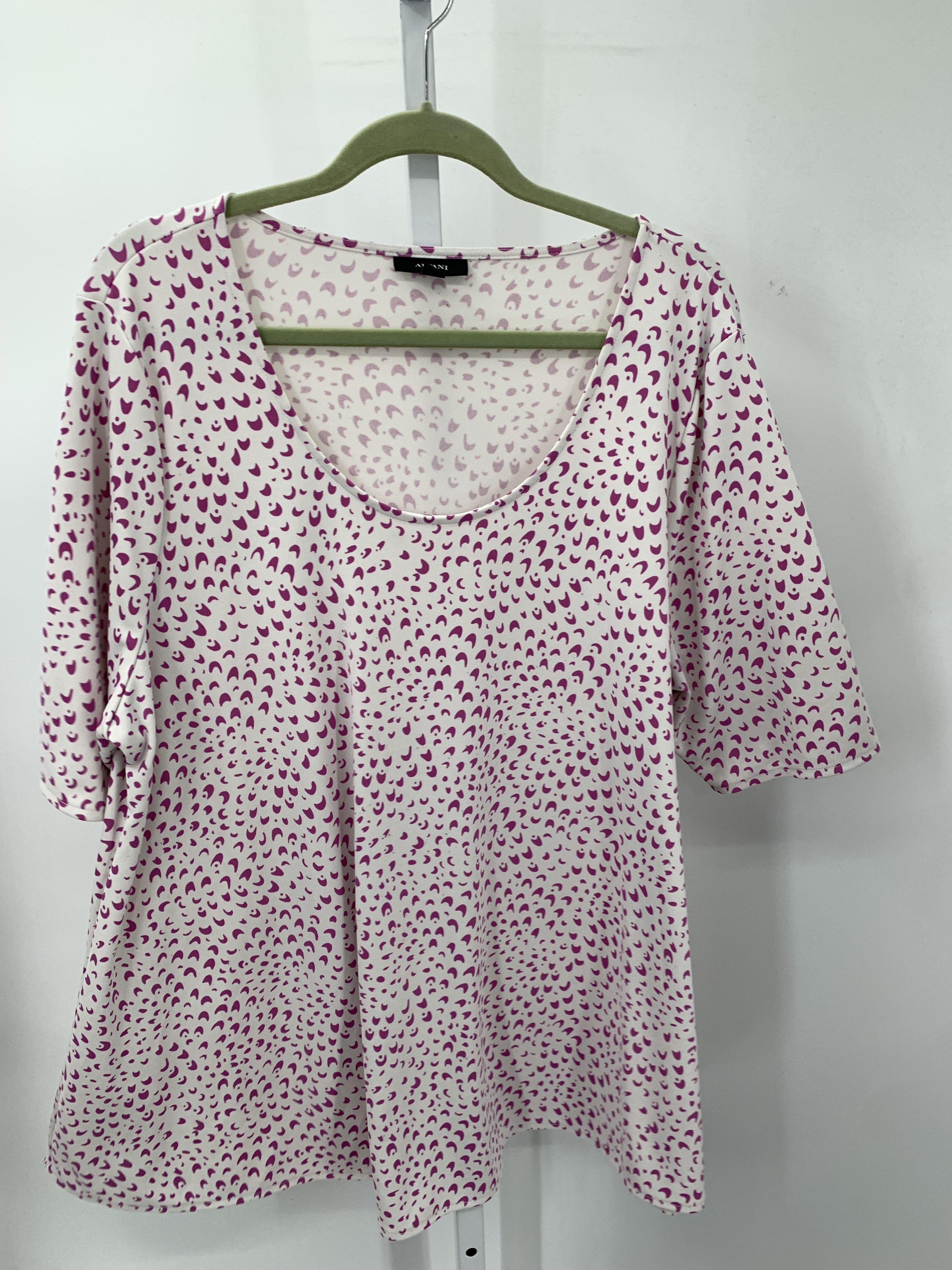 Alfani Size 3X Womens Short Sleeve Shirt