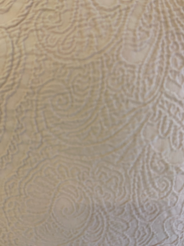 LARGE PINK PAISLEY PILLOW.