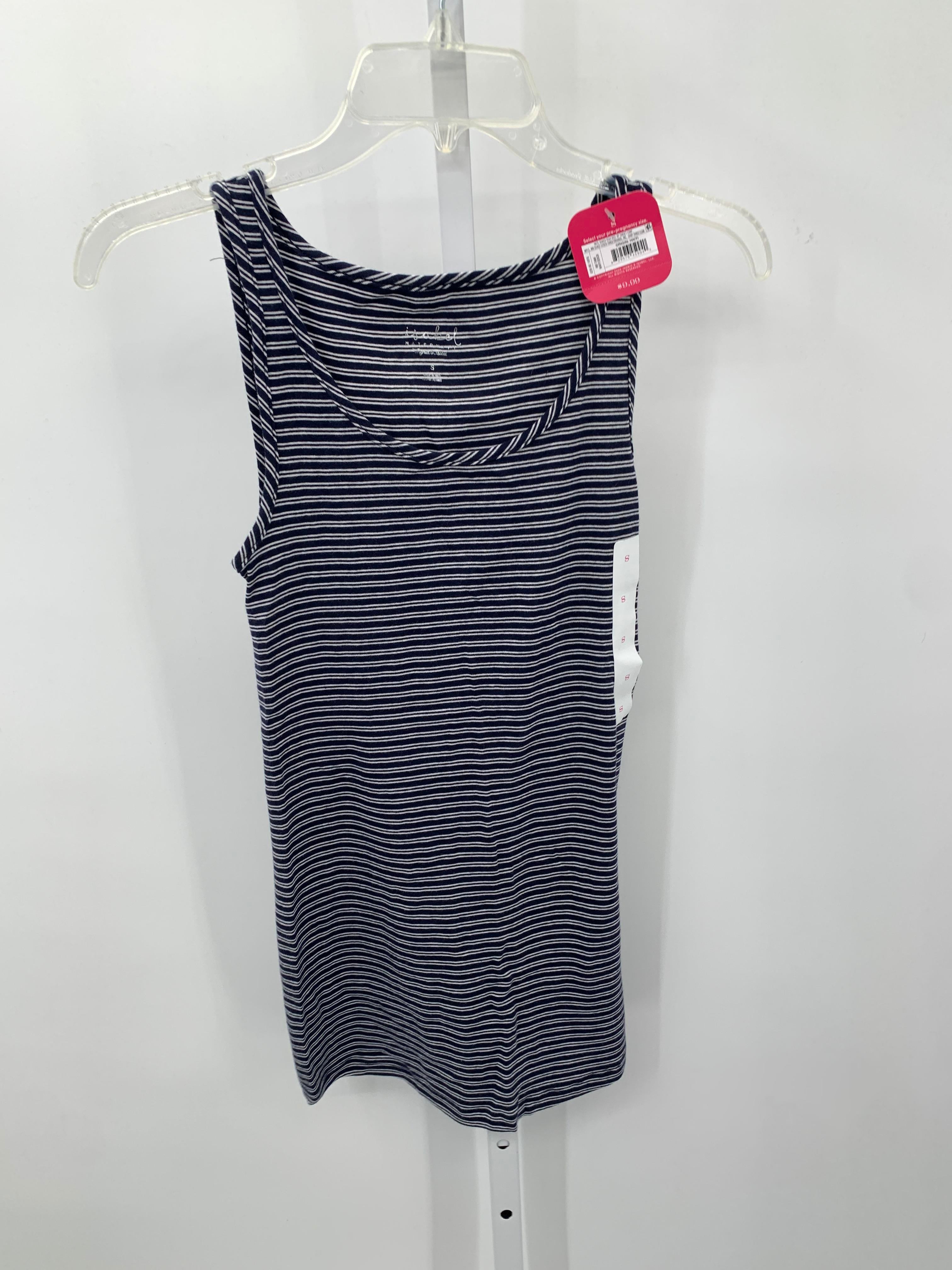 Isabel Navy Size Small Maternity Tank