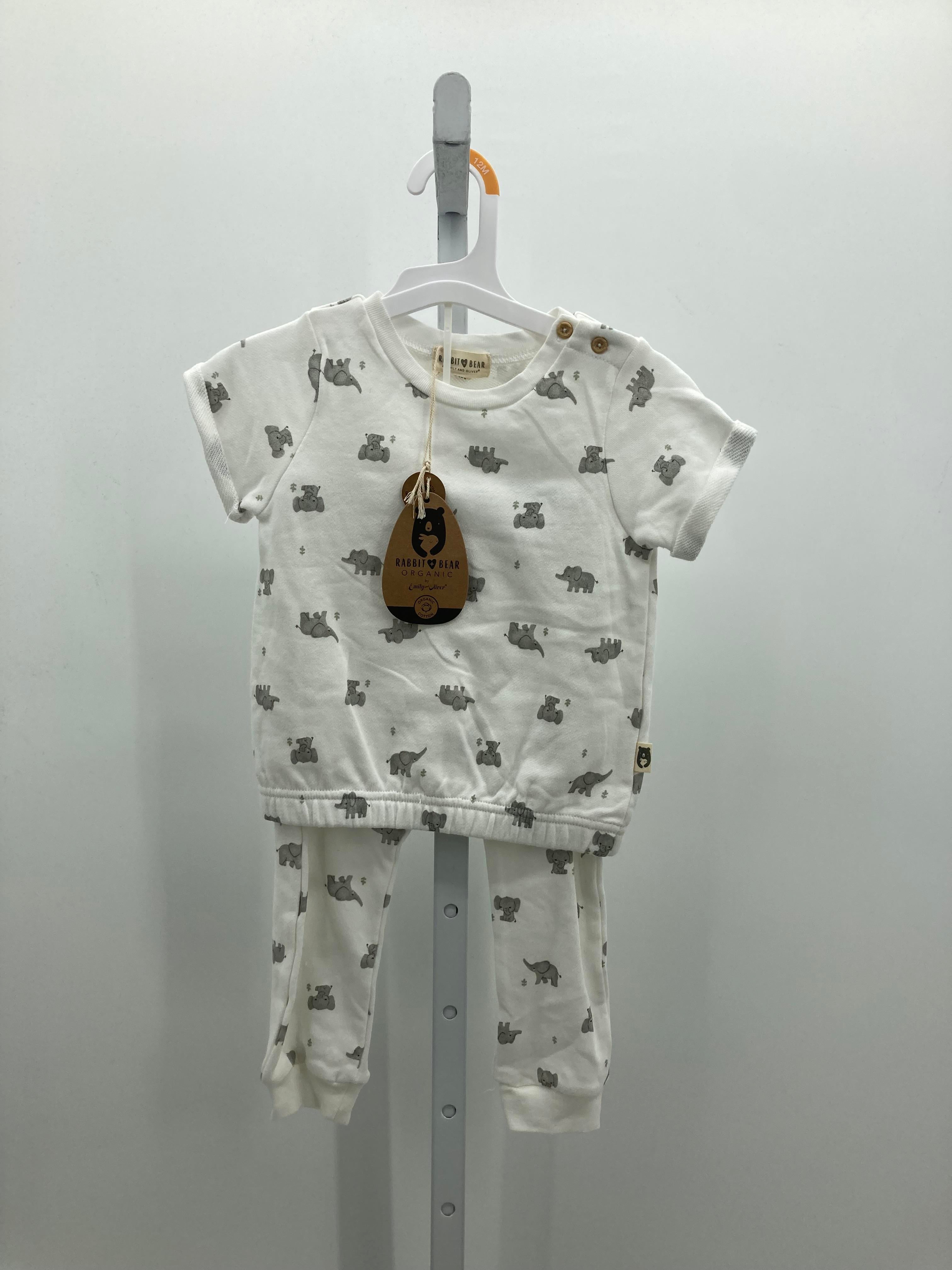 NEW ELEPHANTS KNIT TEE AND PANTS