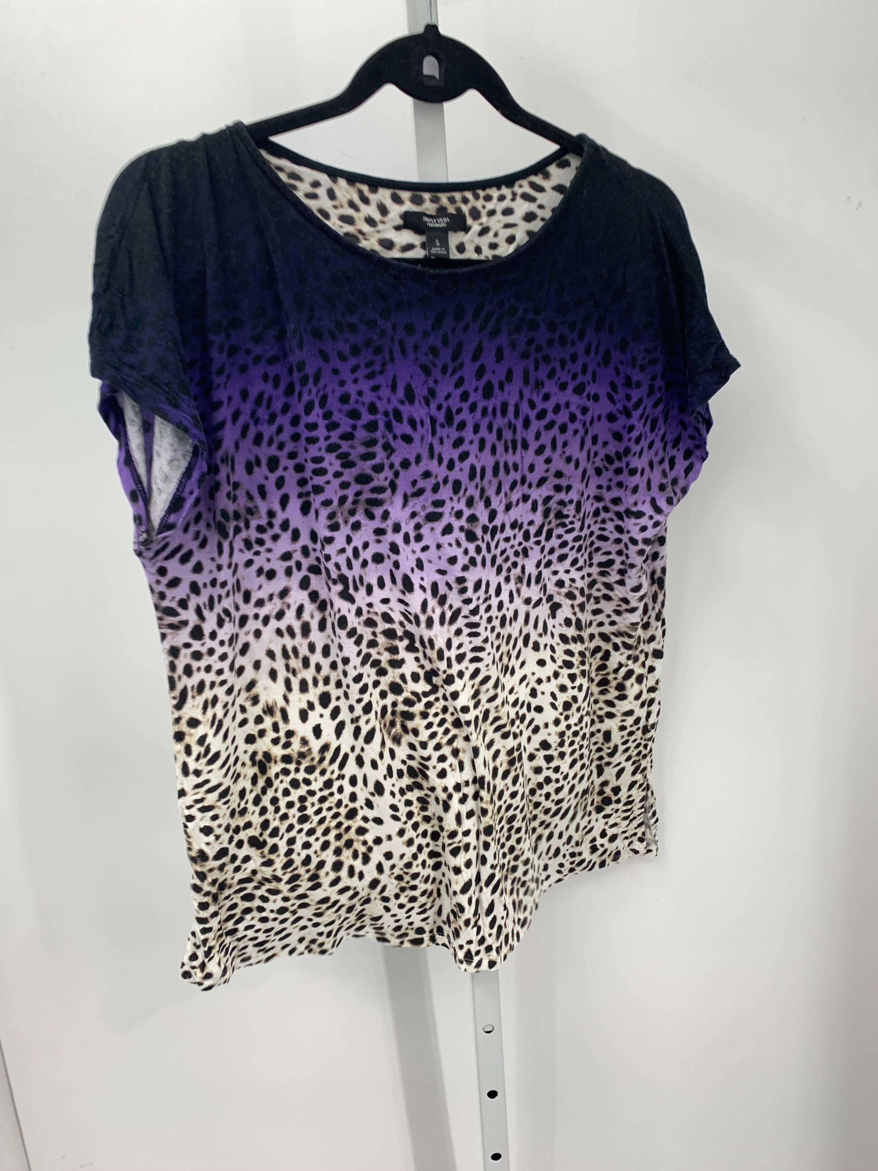 Vera Wang Size Small Misses Short Sleeve Shirt