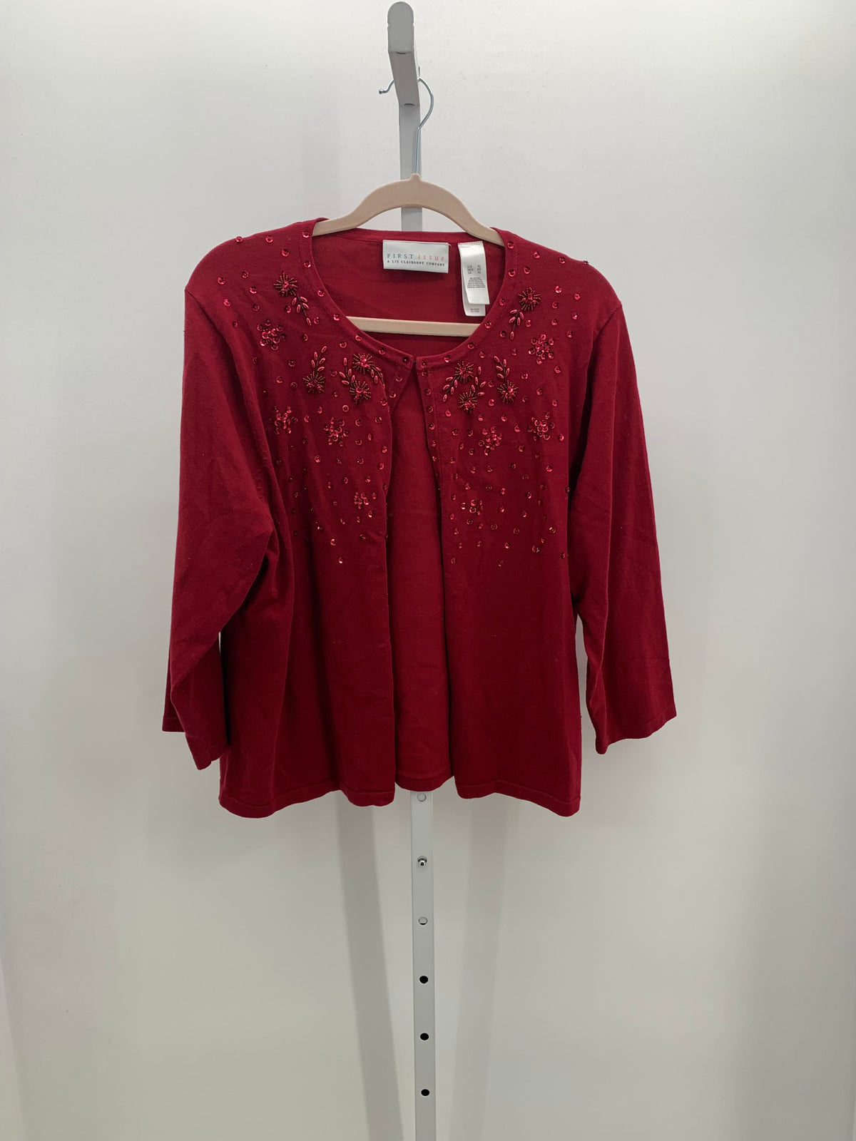 First Issue Size Extra Large Misses 3/4 Sleeve Sweater