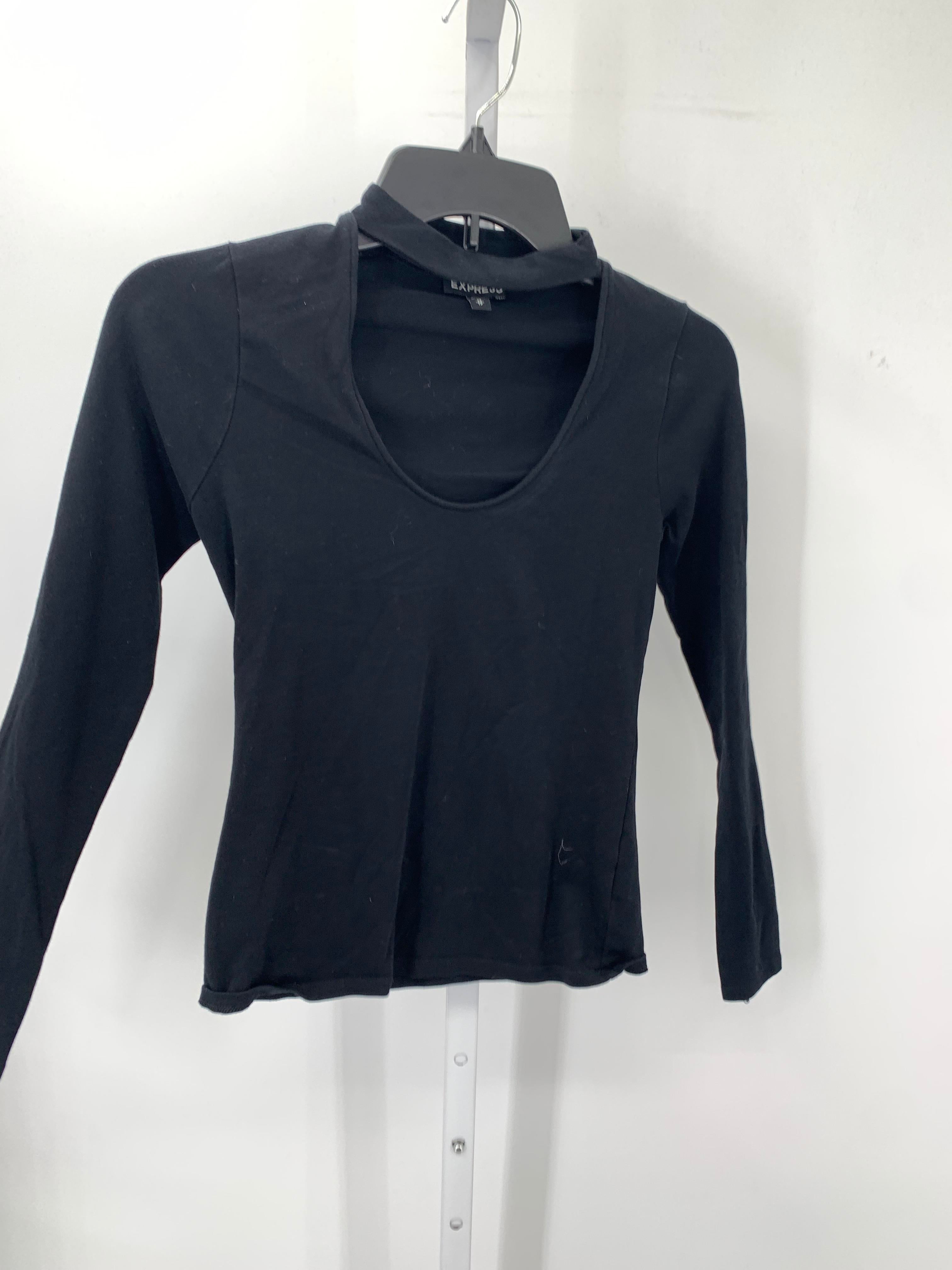 Express Size X Small Misses Long Sleeve Shirt