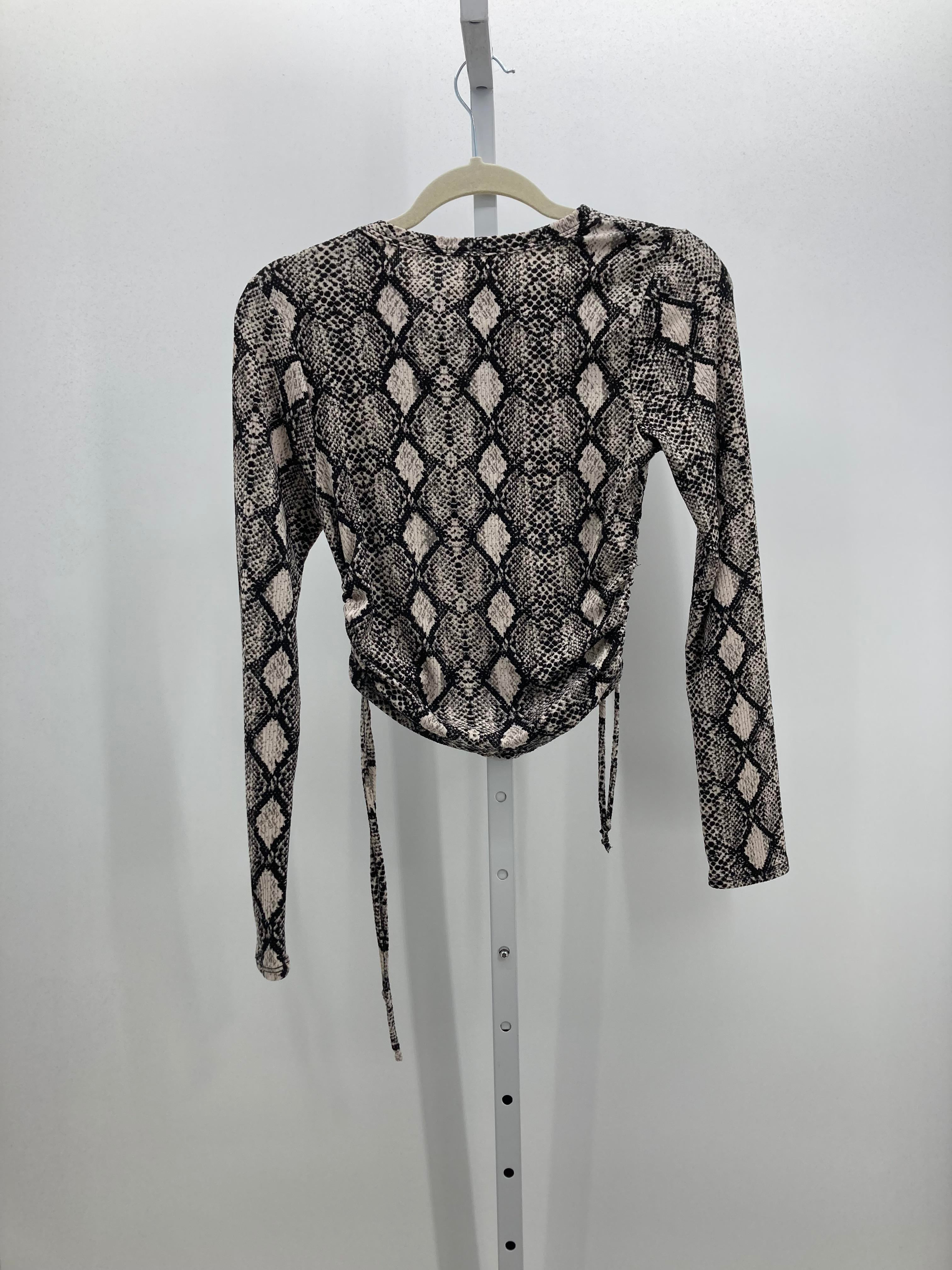 Size Large Juniors Long Sleeve Shirt