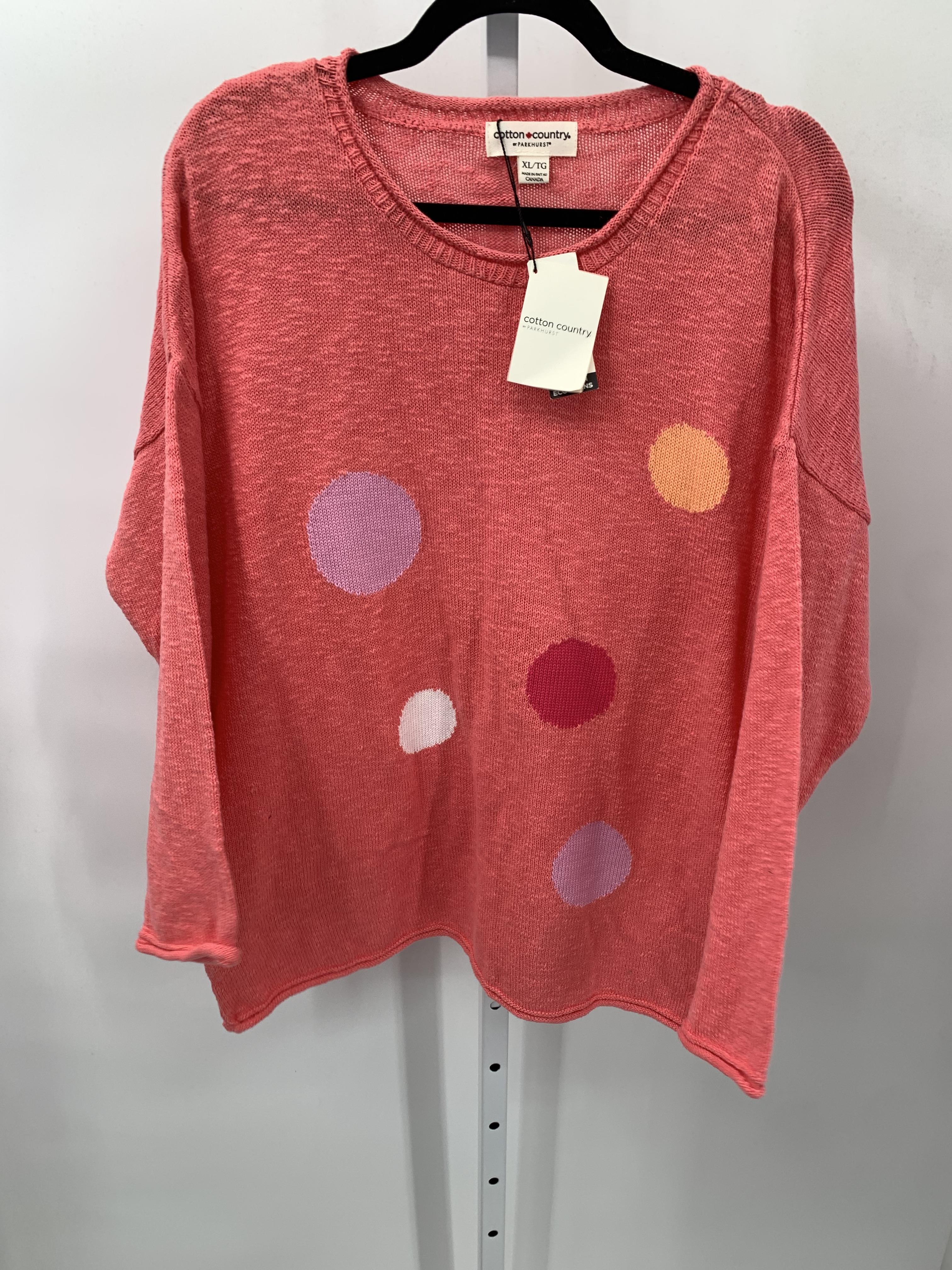 Size Extra Large Misses Long Slv Sweater