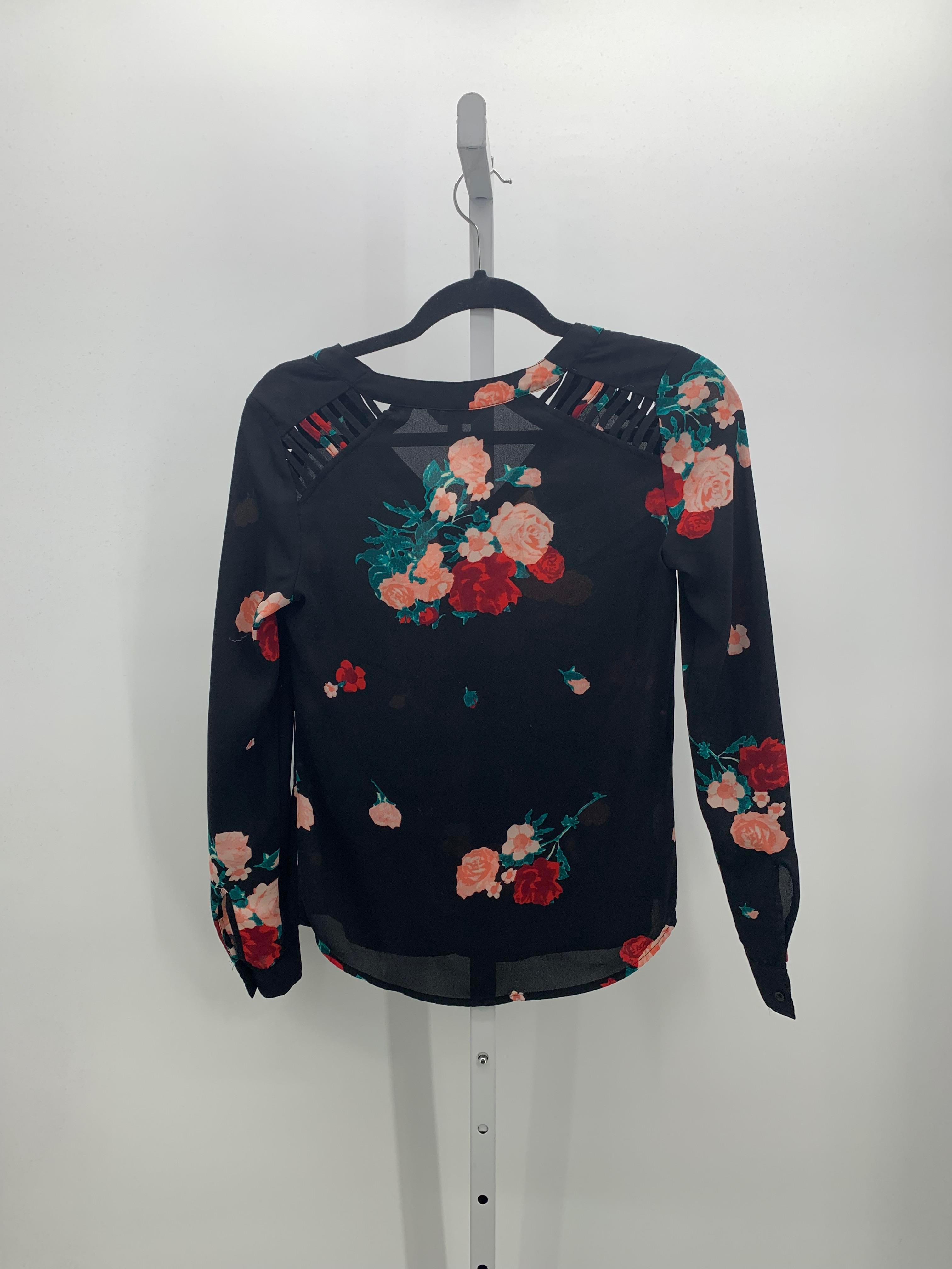 Candies Size X Small Juniors Long Sleeve Shirt